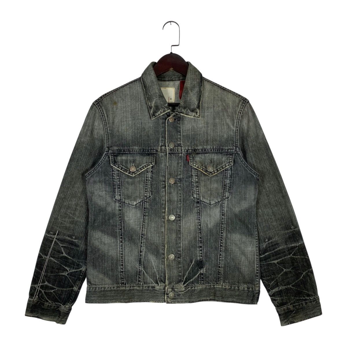Levi's Vintage Clothing Vintage Levi Strauss Redloop Jean Jacket Faded Grey Wash Size US M / EU 48-50 / 2 - 1 Thumbnail