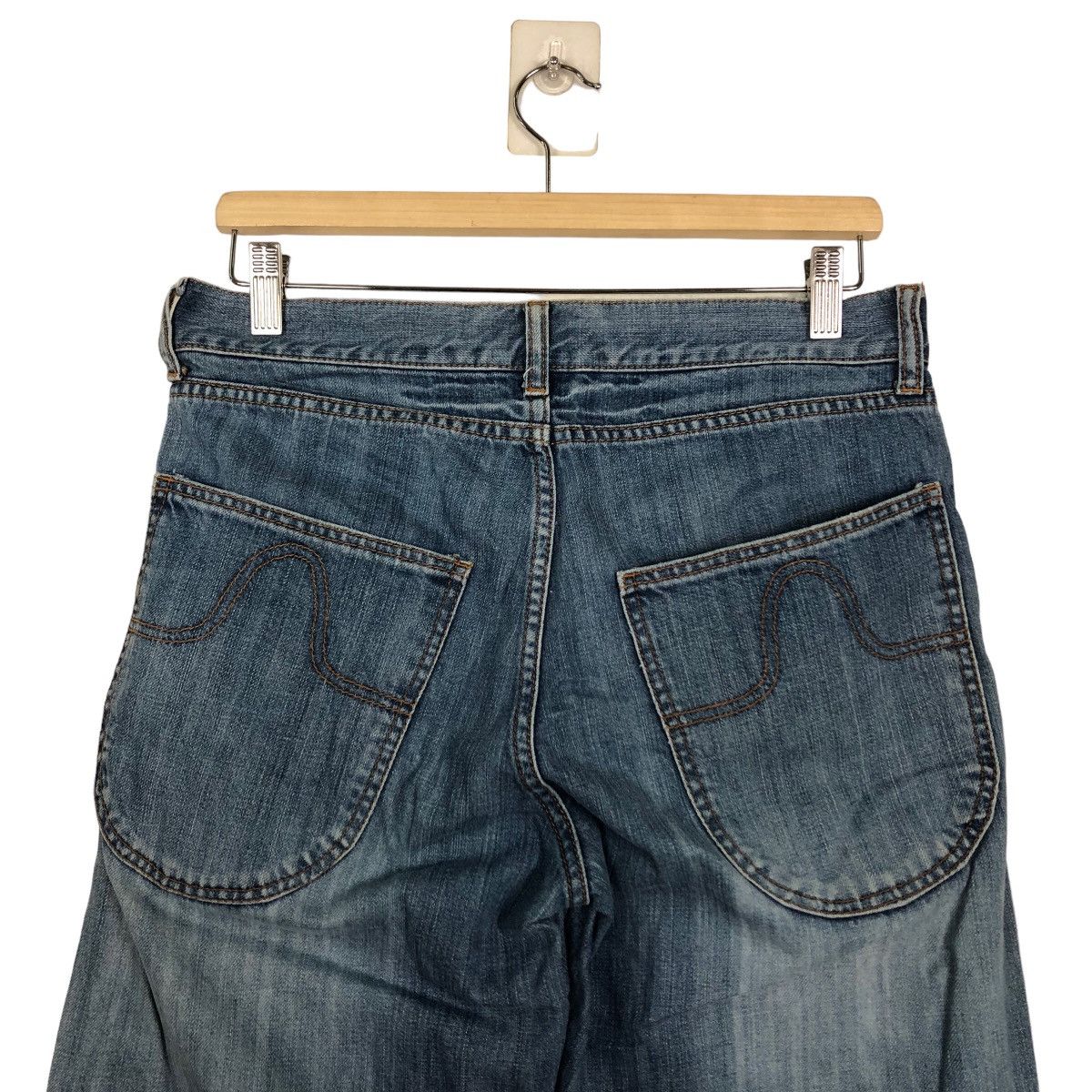 Issey Miyake 🔥90’s Vintage Issey Miyake Tsumori Chisato Denim Jeans Size US 32 / EU 48 - 8 Thumbnail