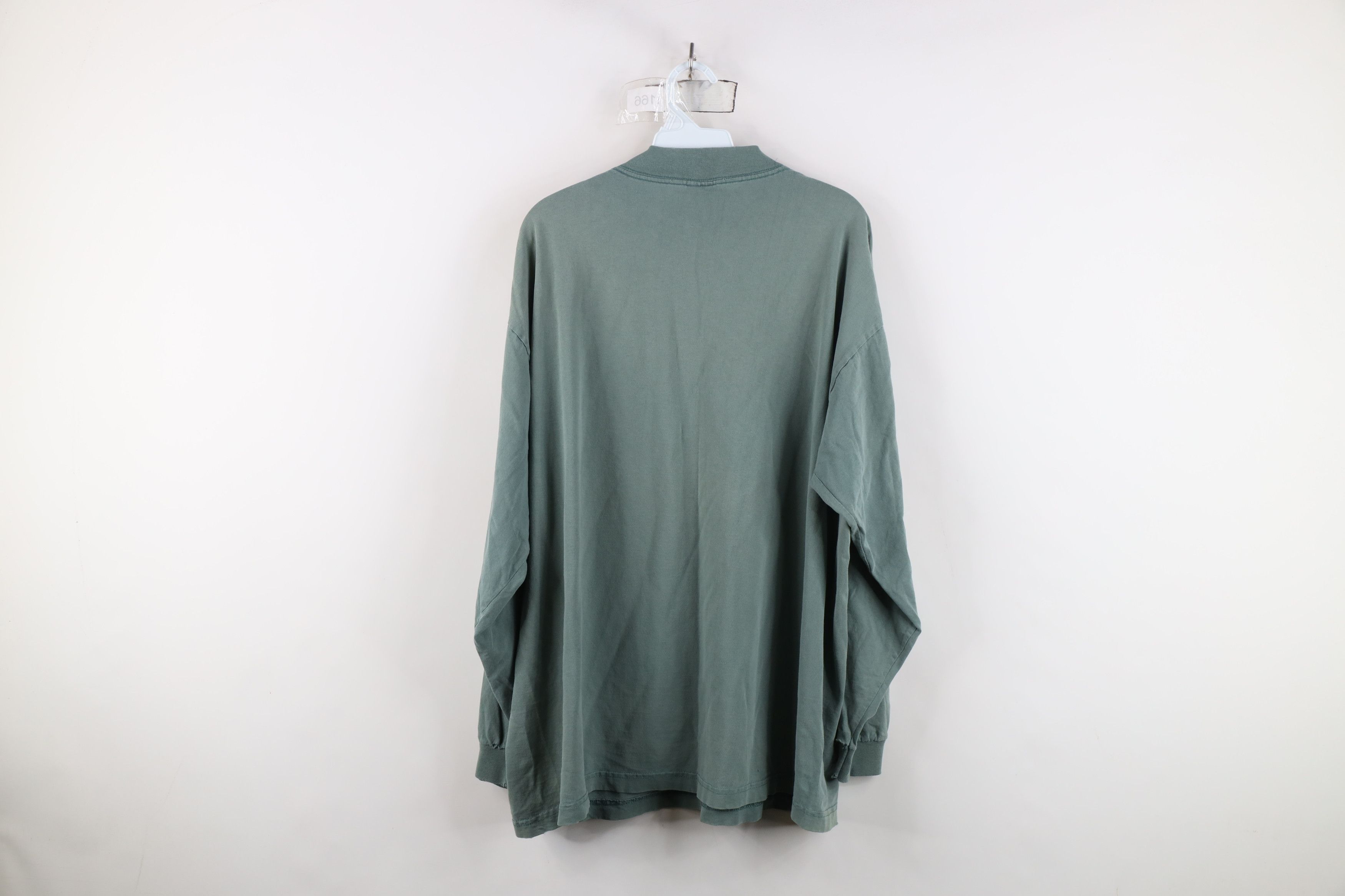 Cabelas Vintage 90s Cabelas Spell Elk Mock Neck Long Sleeve T-Shirt Size US XL / EU 56 / 4 - 14 Thumbnail