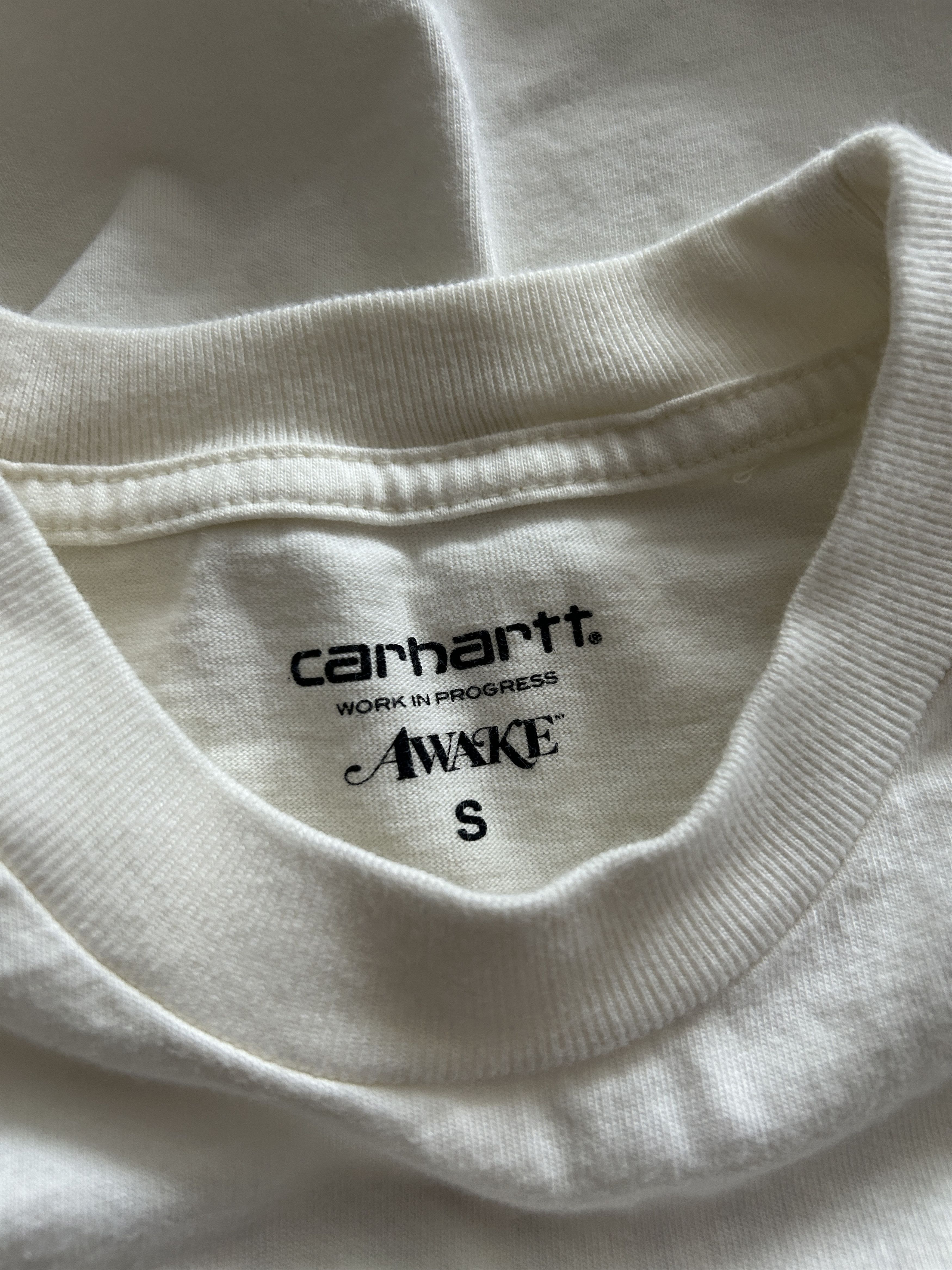 Awake NY × Carhartt Wip Pocket T-Shirt 'Wax' Size US S / EU 44-46 / 1 - 4 Thumbnail