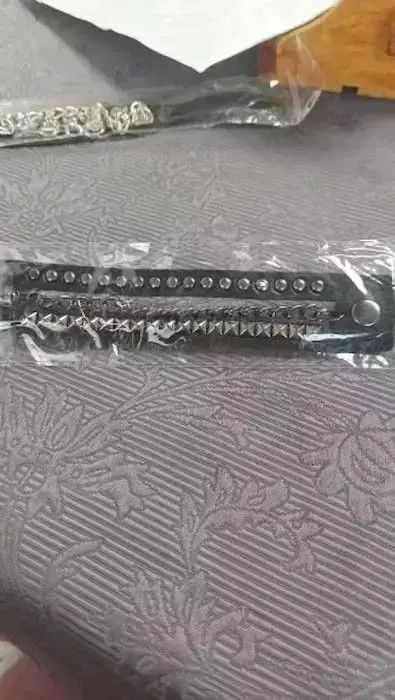 Japanese Brand 3 Lines Style rivet Bracelet Size ONE SIZE - 3 Thumbnail