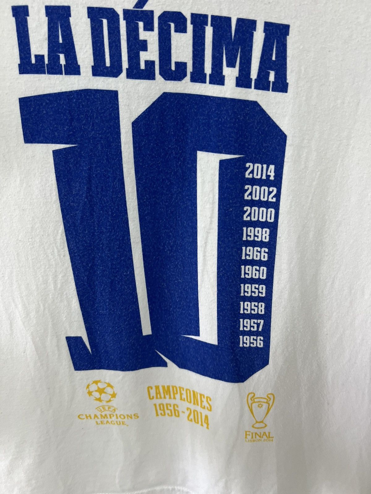 Adidas Real Madrid UCL Champions La Decima Training Adidas T shirt Size US S / EU 44-46 / 1 - 7 Thumbnail