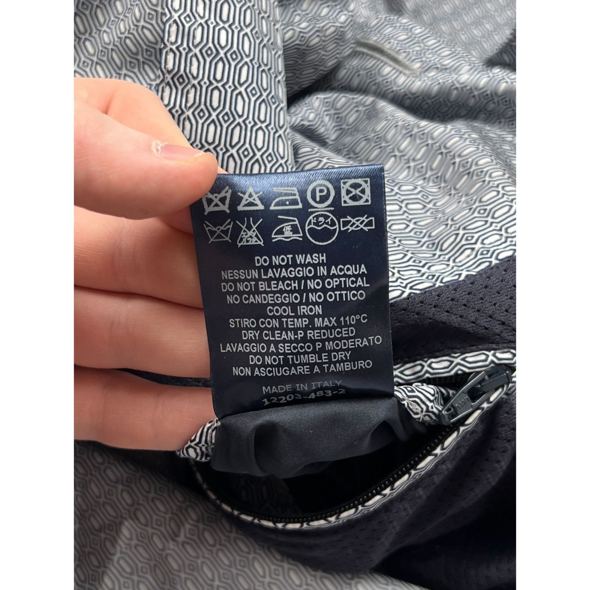 Herno Herno Patterned Nylon Trench Coat (Y0720) Size US S / EU 44-46 / 1 - 9 Thumbnail