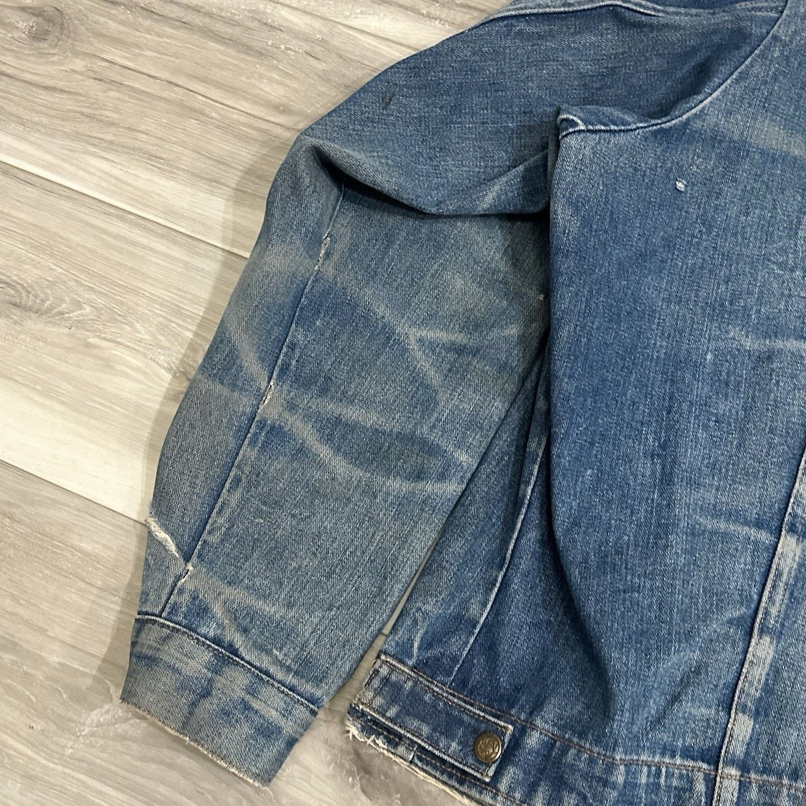 Saddlebred Vintage 70s Saddle King Western Denim Jacket Large Cowboy Size US L / EU 52-54 / 3 - 10 Thumbnail