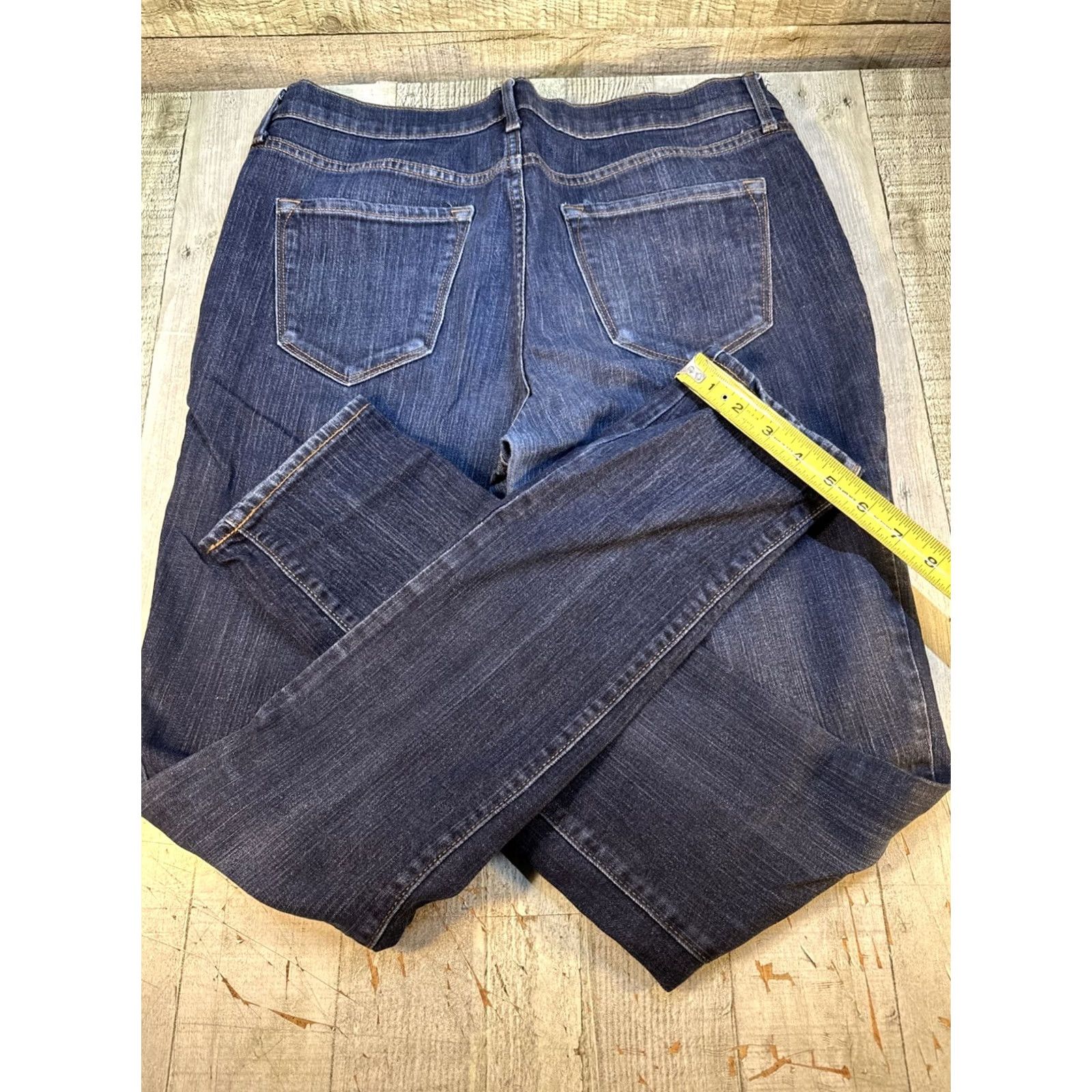 Old Navy VINTAGE Women’s Old Navy Jeans Curvy Size 10 Blue Skinny Regular Womens Size 32" / US 10 / IT 46 - 4 Thumbnail