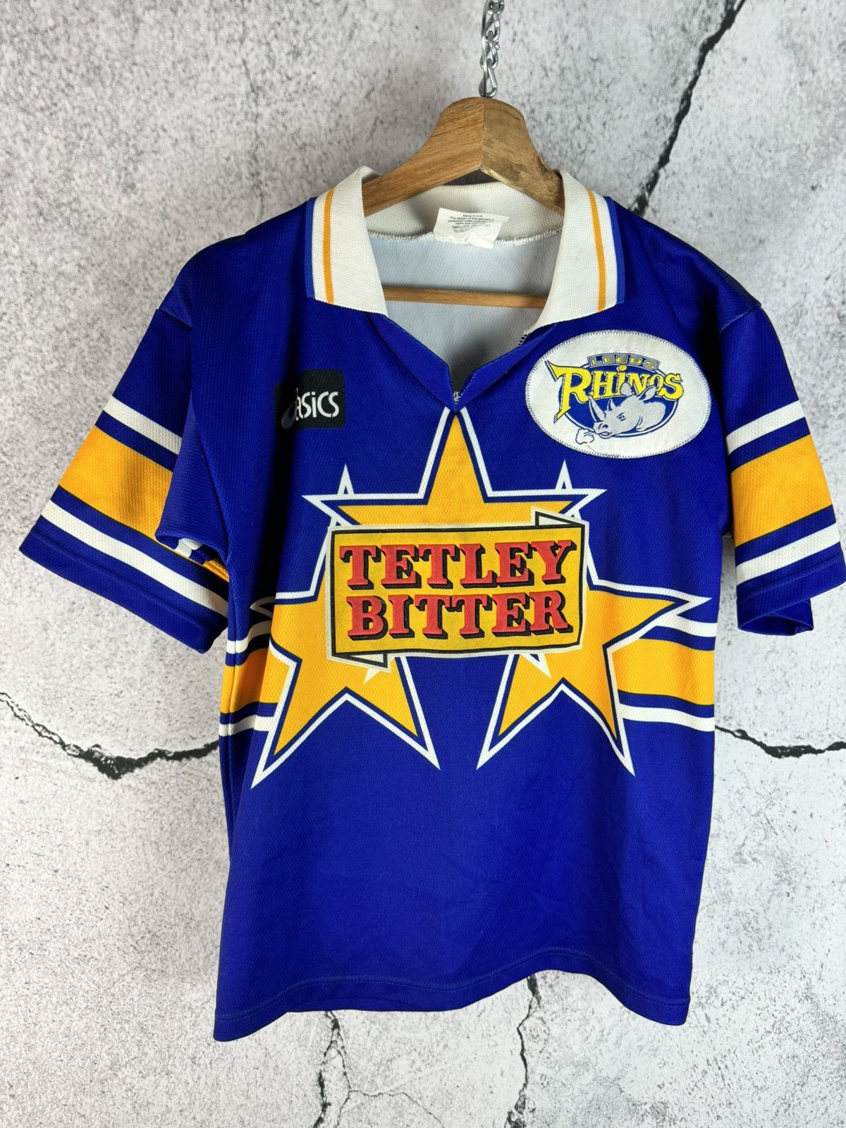 Vintage LEEDS RHINOS VINTAGE RUGBY JERSEY ENGLAND RUGBY JERSEY Size US XS / EU 42 / 0 - 1 Thumbnail