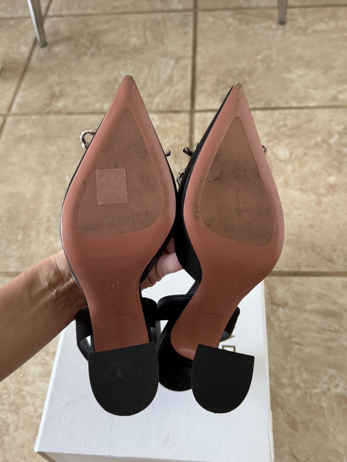 Amina Muaddi Amina Muaddi heels Size US 7.5 / IT 37.5 - 8 Thumbnail