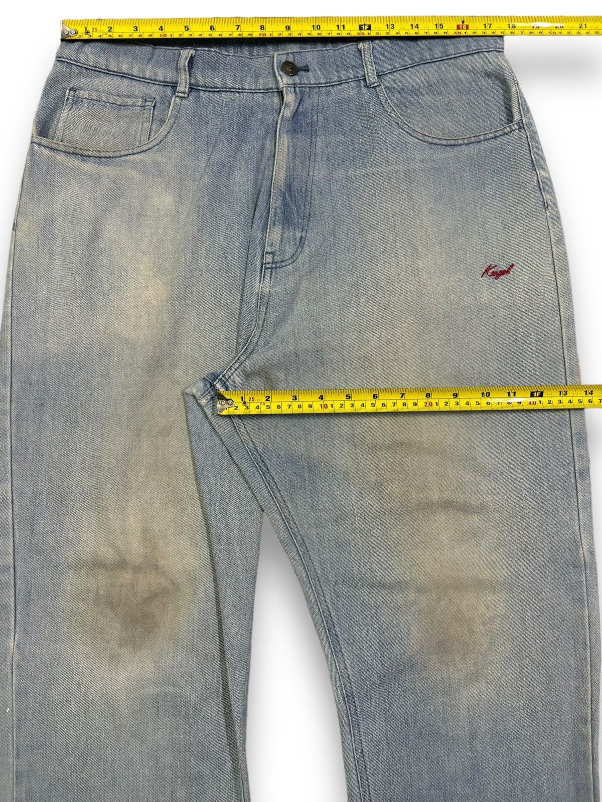 Kangol Vintage Kangol x Zip Five Loose Tapered Drop Crotch Jeans Size US 35 - 14 Thumbnail