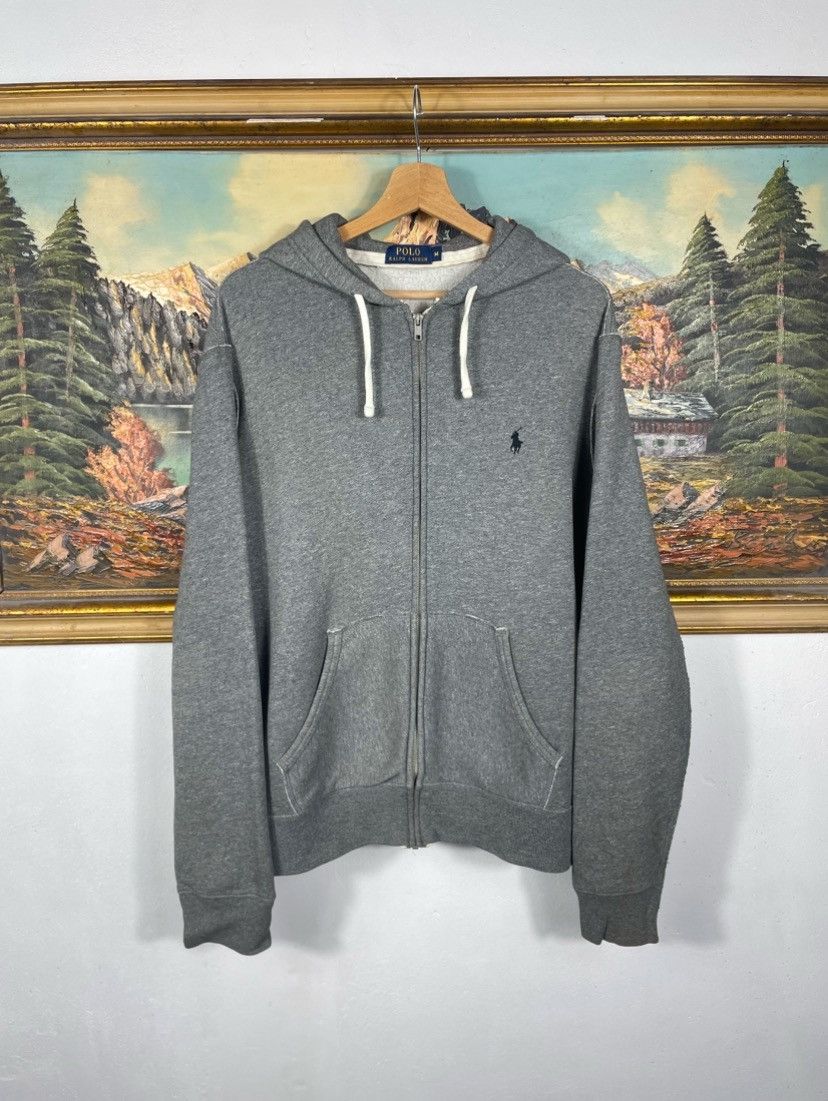 Polo Ralph Lauren × Ralph Lauren Polo Ralph Lauren Zip Hoodje Sweatshirt Old Money Baggy Swag Size US M / EU 48-50 / 2 - 1 Thumbnail