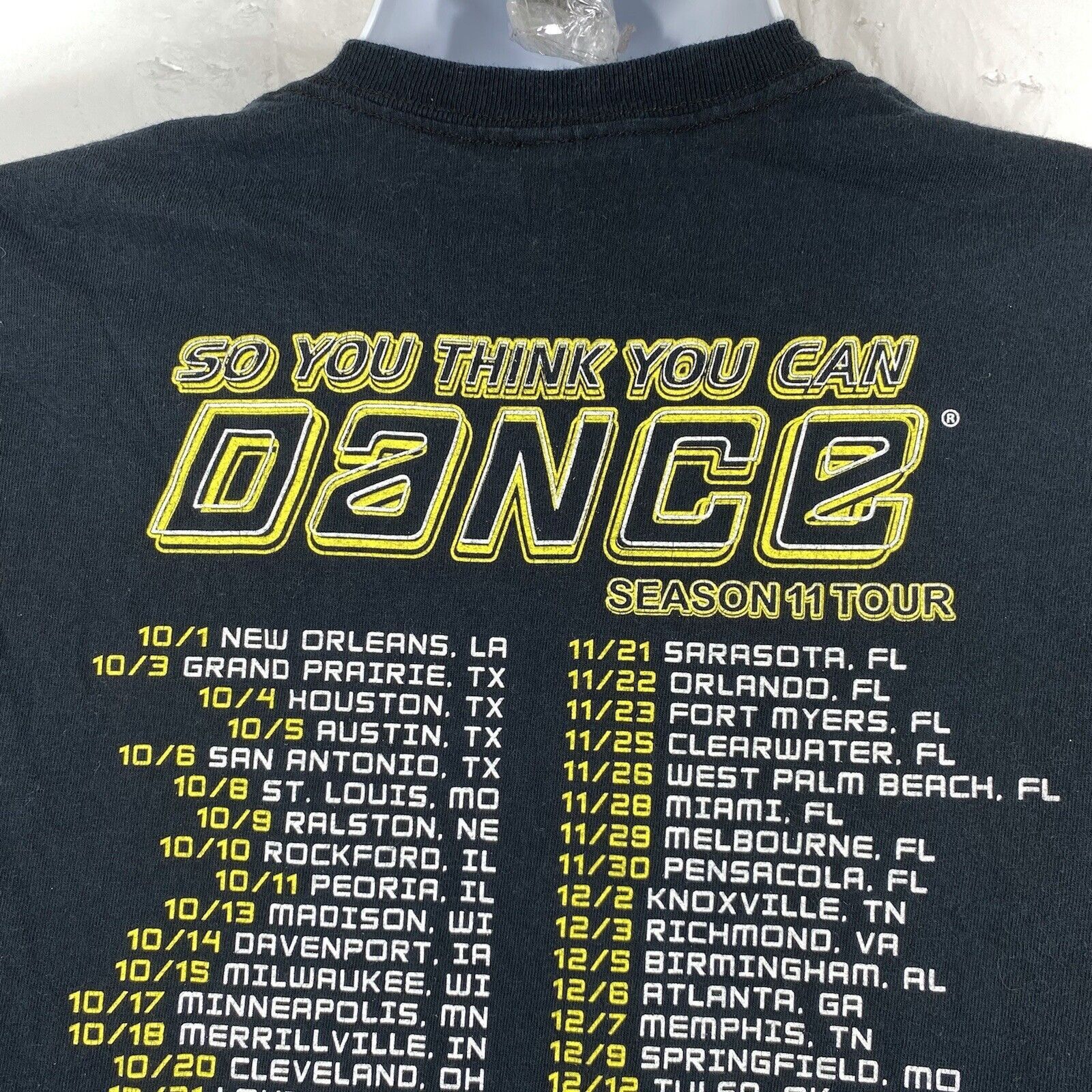 Gildan So You Think You Can Dance Graphic T-Shirt Season 11 Tour Size US S / EU 44-46 / 1 - 6 Thumbnail