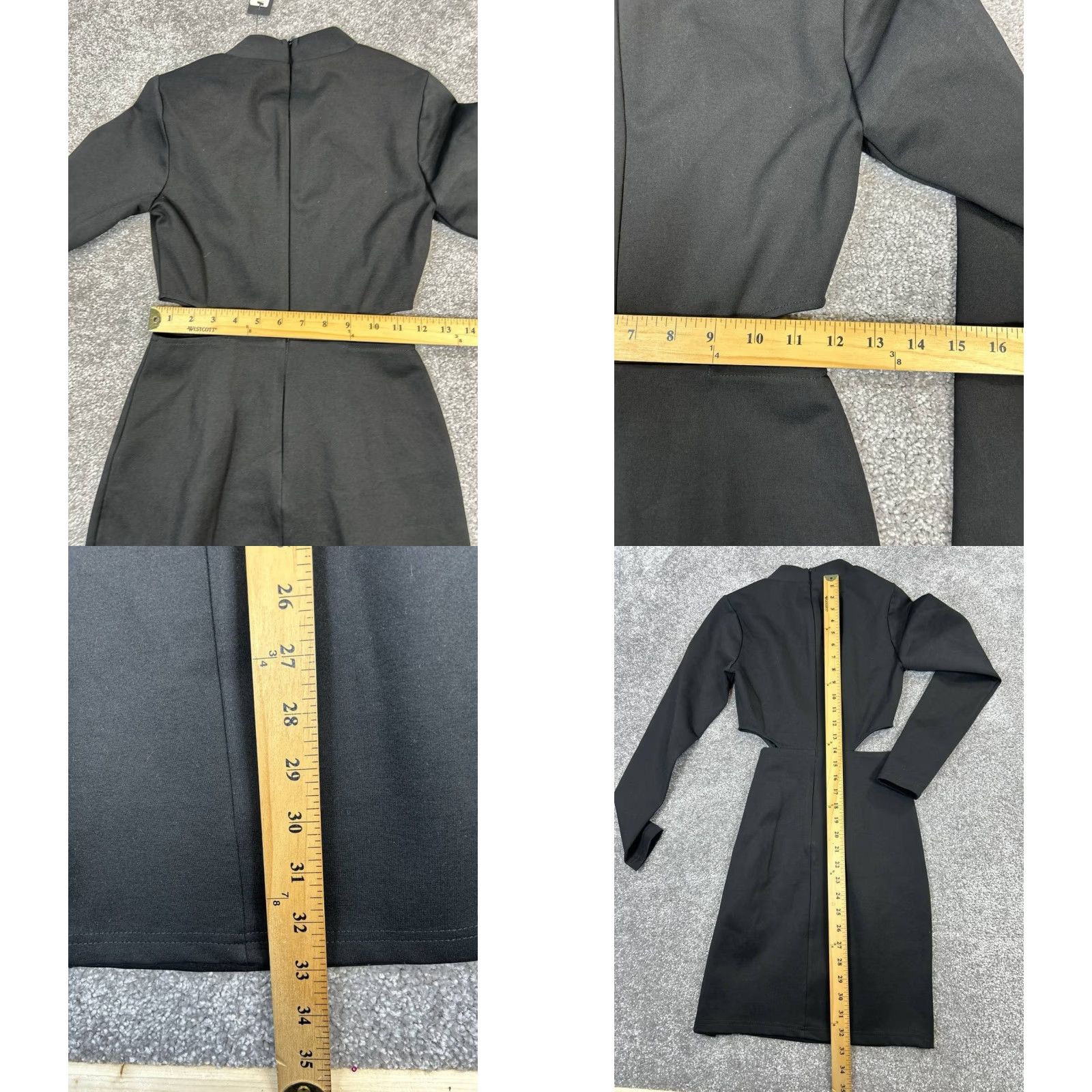 Lulus Lulus Dress Womens XS Black Bodycon Blouson New Size XS / US 0-2 / IT 36-38 - 8 Thumbnail