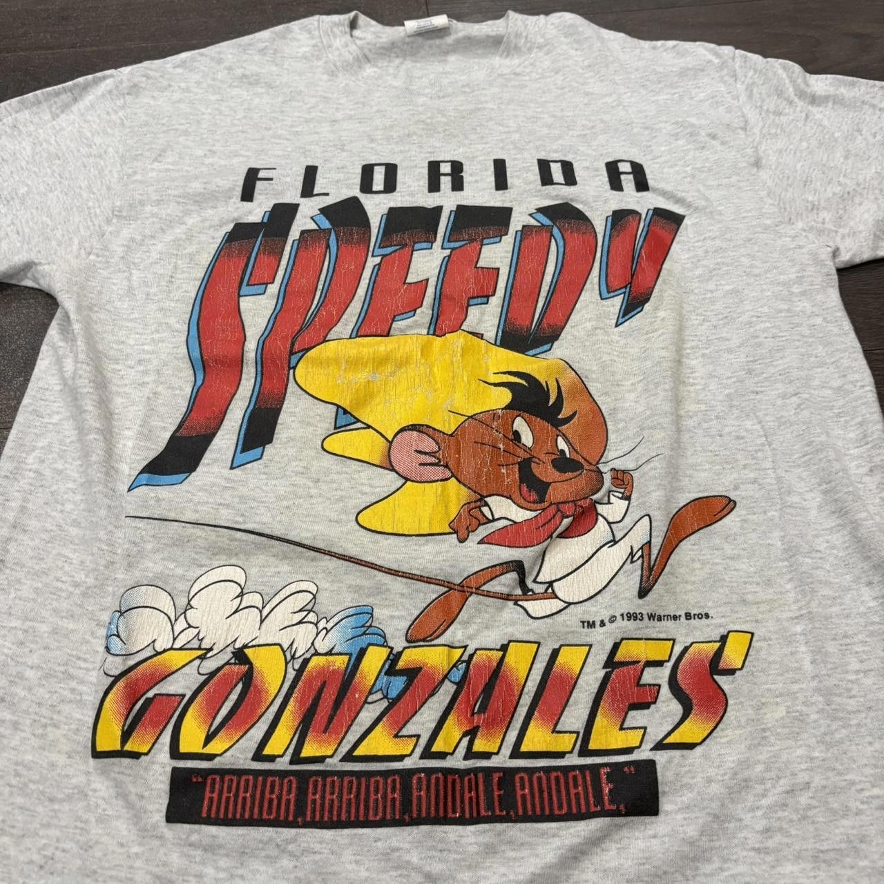 Designer vintage speedy Gonzales arriba andale velva sheen t shirt Size US L / EU 52-54 / 3 - 2 Thumbnail