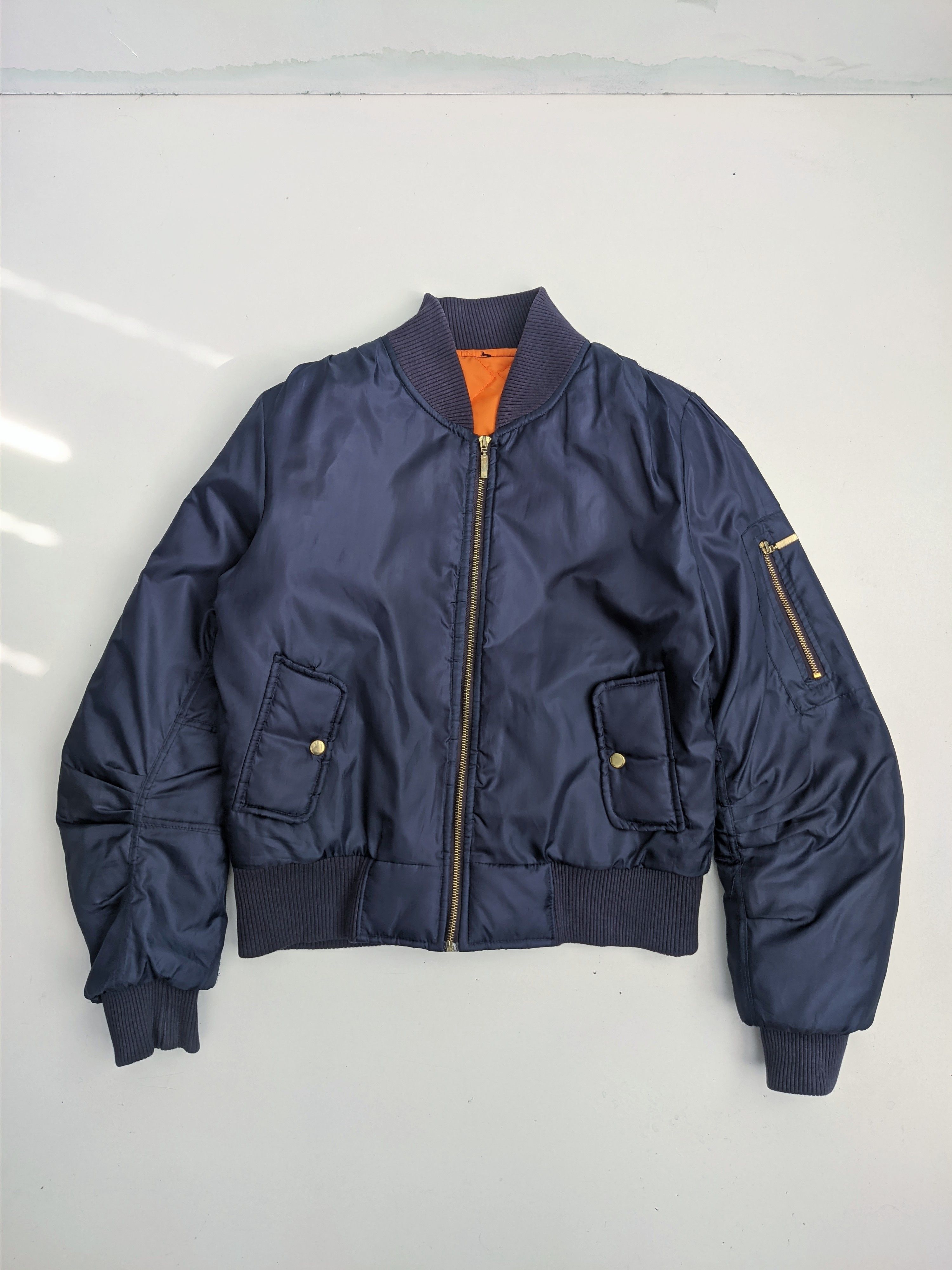 Vintage MA-1 vintage bomber jacket 90s black y2k Size US S / EU 44-46 / 1 - 4 Thumbnail