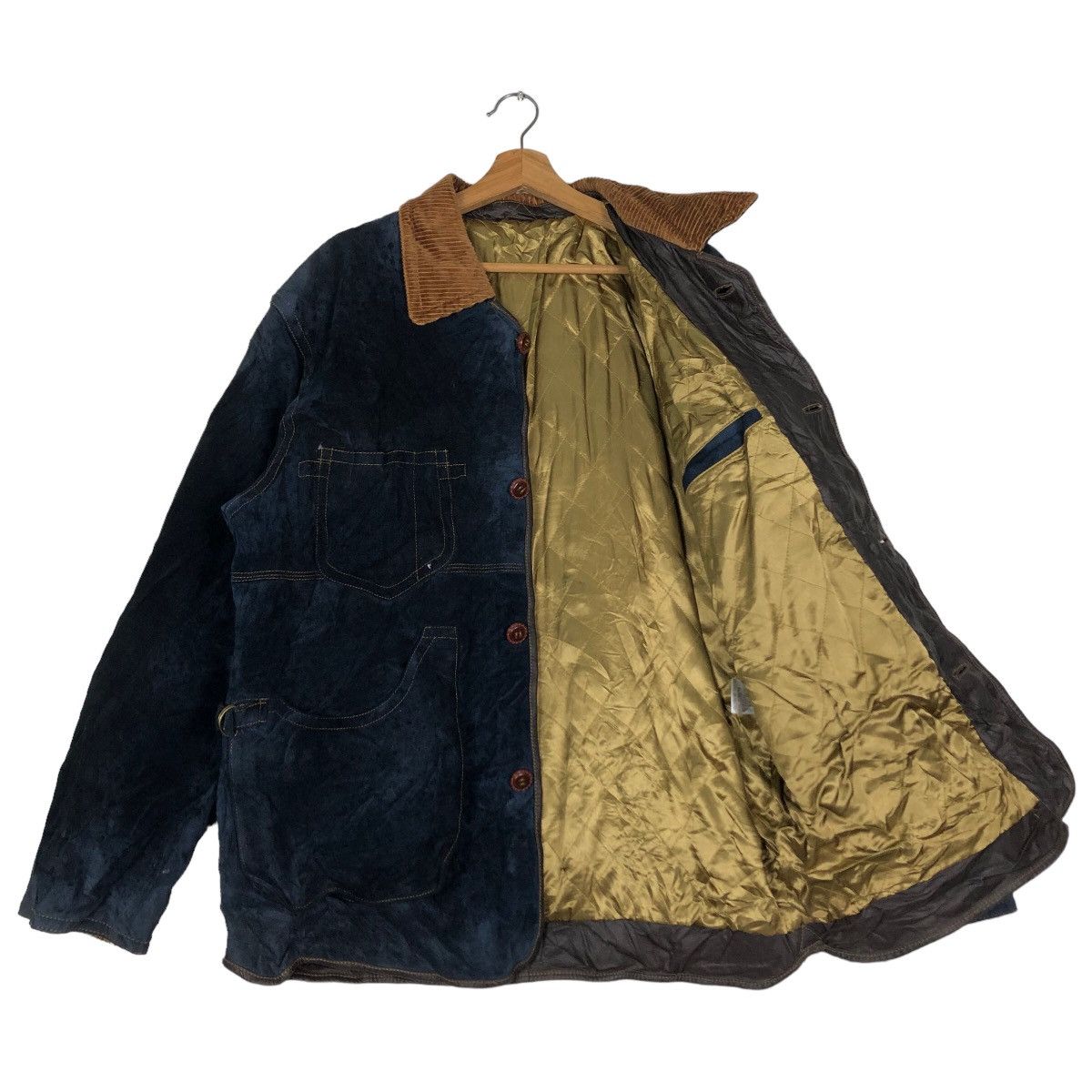 Genuine Leather 🔥90’s Vtg Genuine Suite Leather Jacket Cargo Inspector Size US M / EU 48-50 / 2 - 9 Thumbnail