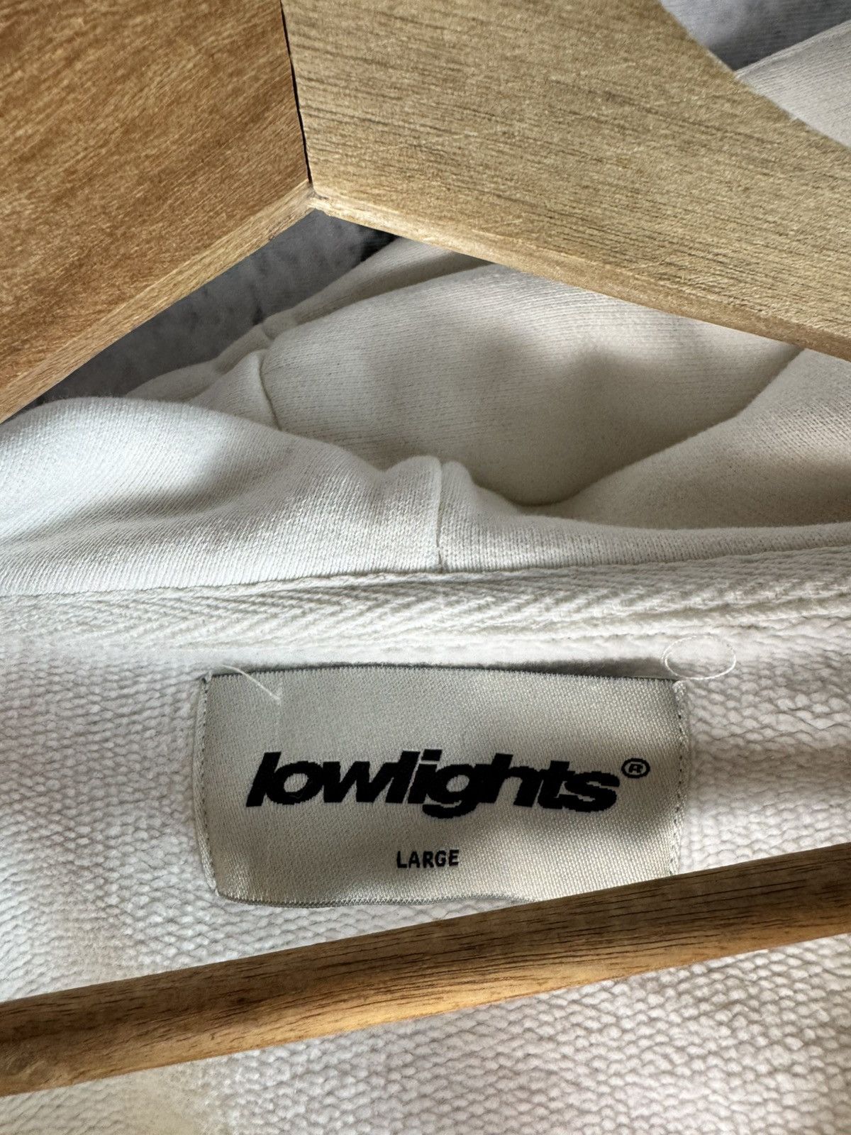 Japanese Brand Low Lights Studios oversized hoodie White zip up Size US L / EU 52-54 / 3 - 3 Thumbnail