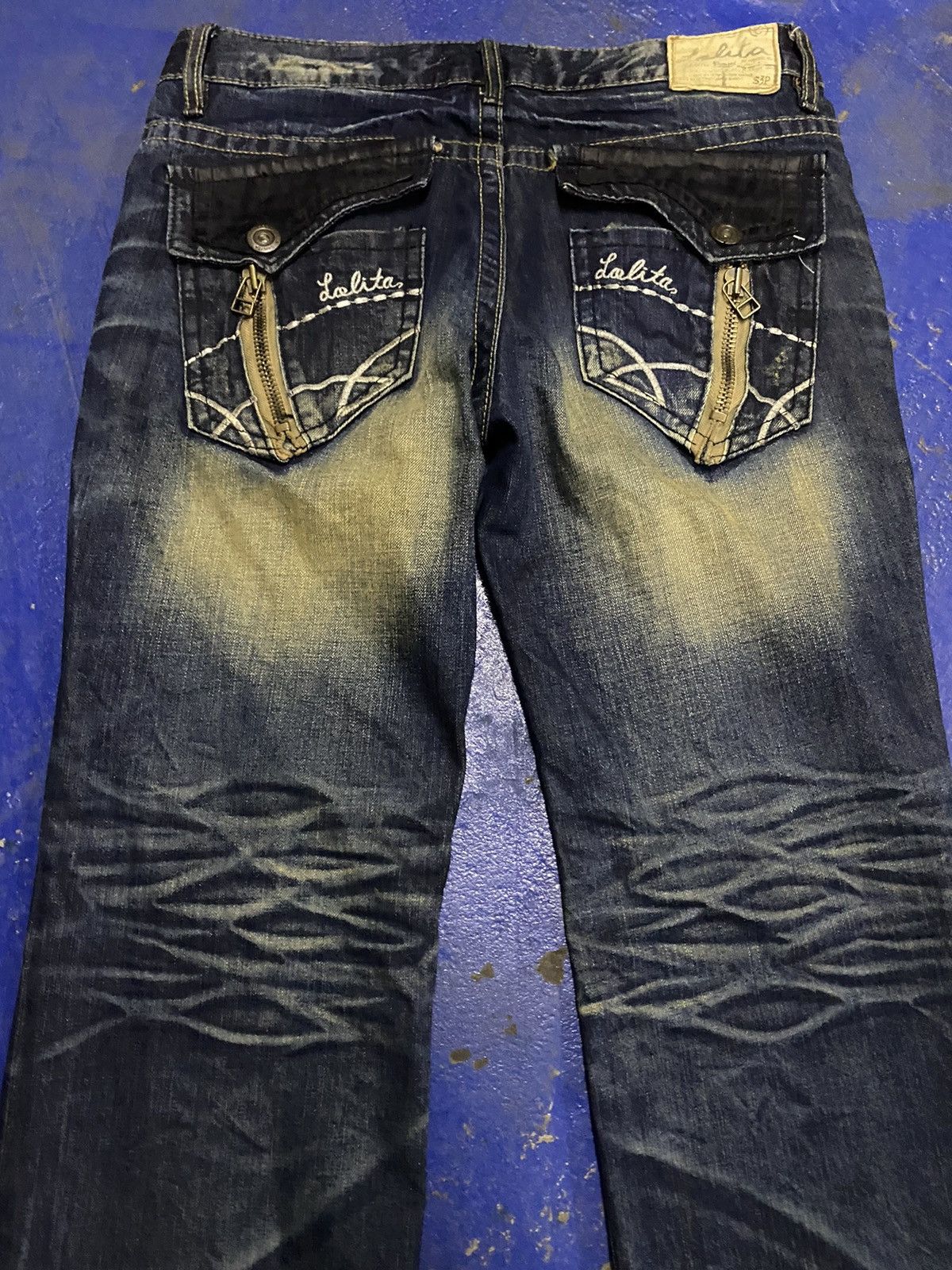 Designer × Hysteric Glamour × Japanese Brand Yoshitomo Nara Lolita jeans japan rare design Size US 35 - 3 Thumbnail