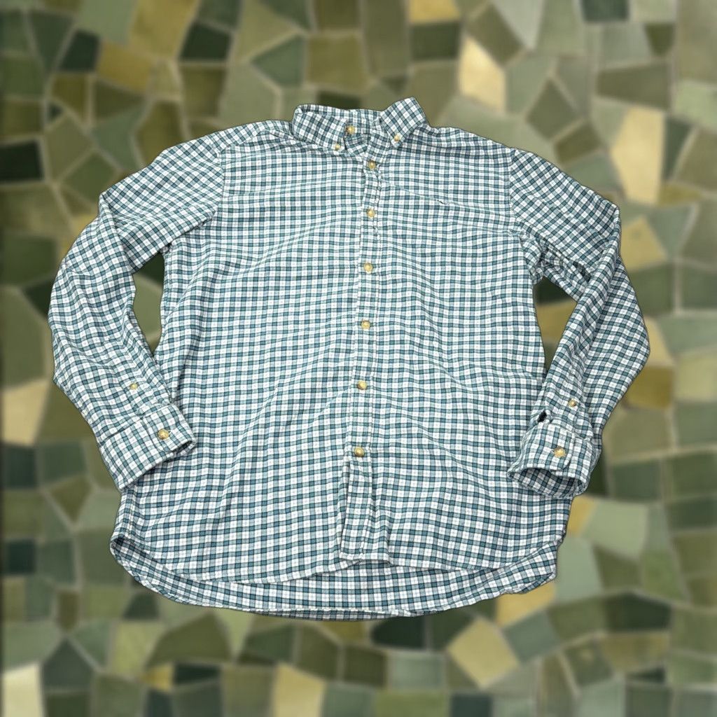 Vineyard Vines Vineyard Vines Shirt Mens Large Green Plaid Flannel Whale Logo Button Down Size US L / EU 52-54 / 3 - 1 Thumbnail