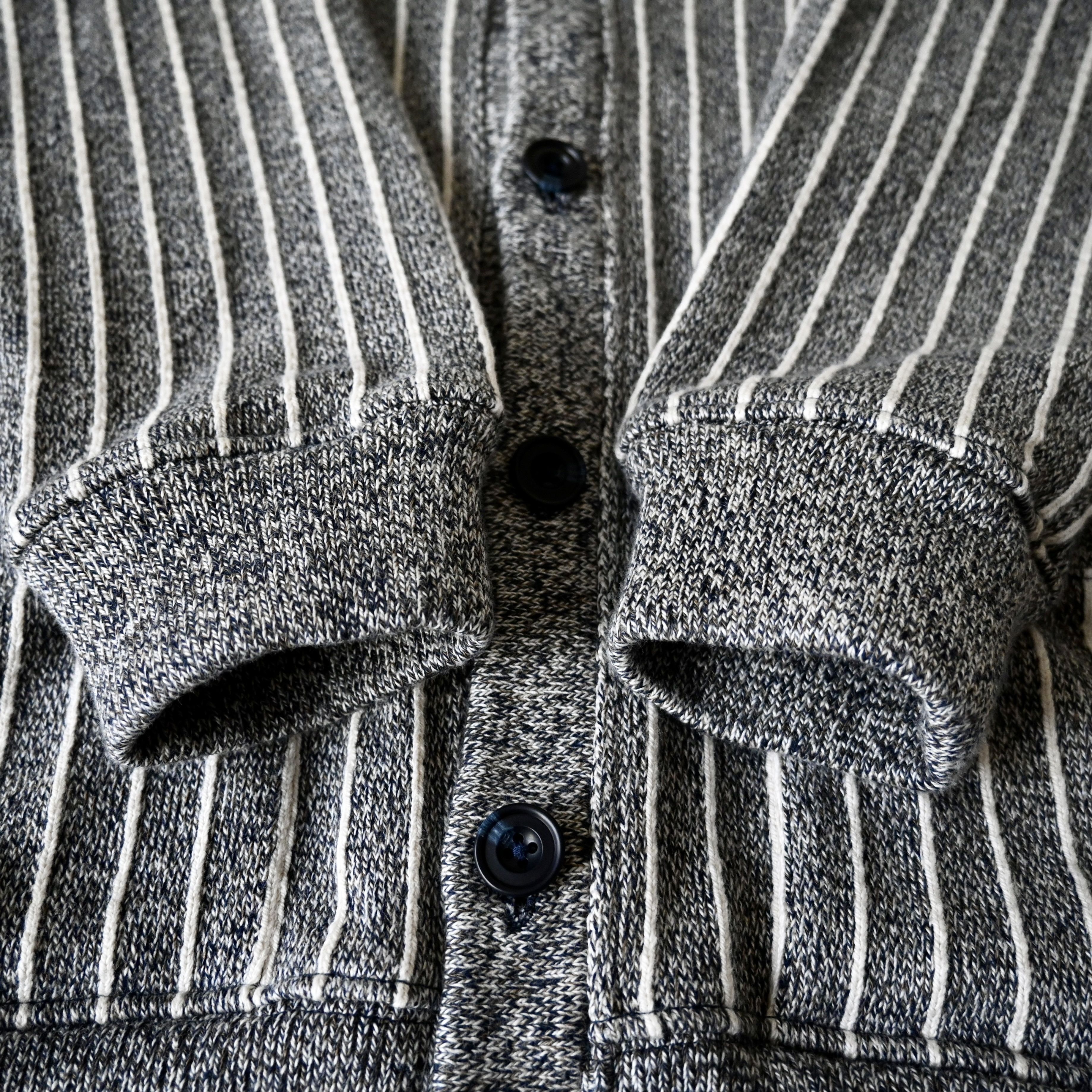 Beams Plus BEAMS Plus stiriped knit sweat cardigan, made in Japan Size US S / EU 44-46 / 1 - 15 Thumbnail