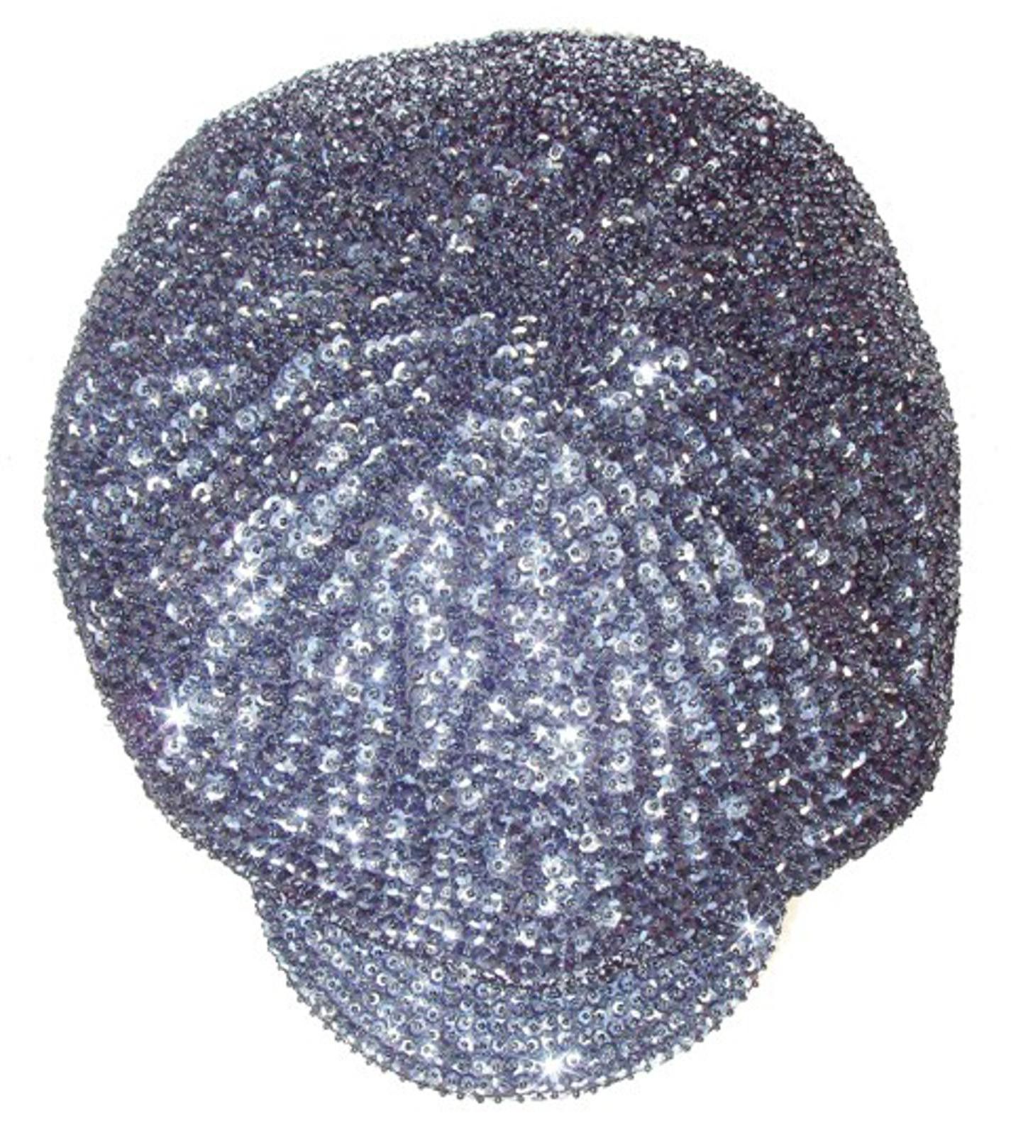 Designer Sequin Beaded Brando Cap Hematite Size ONE SIZE - 1 Preview