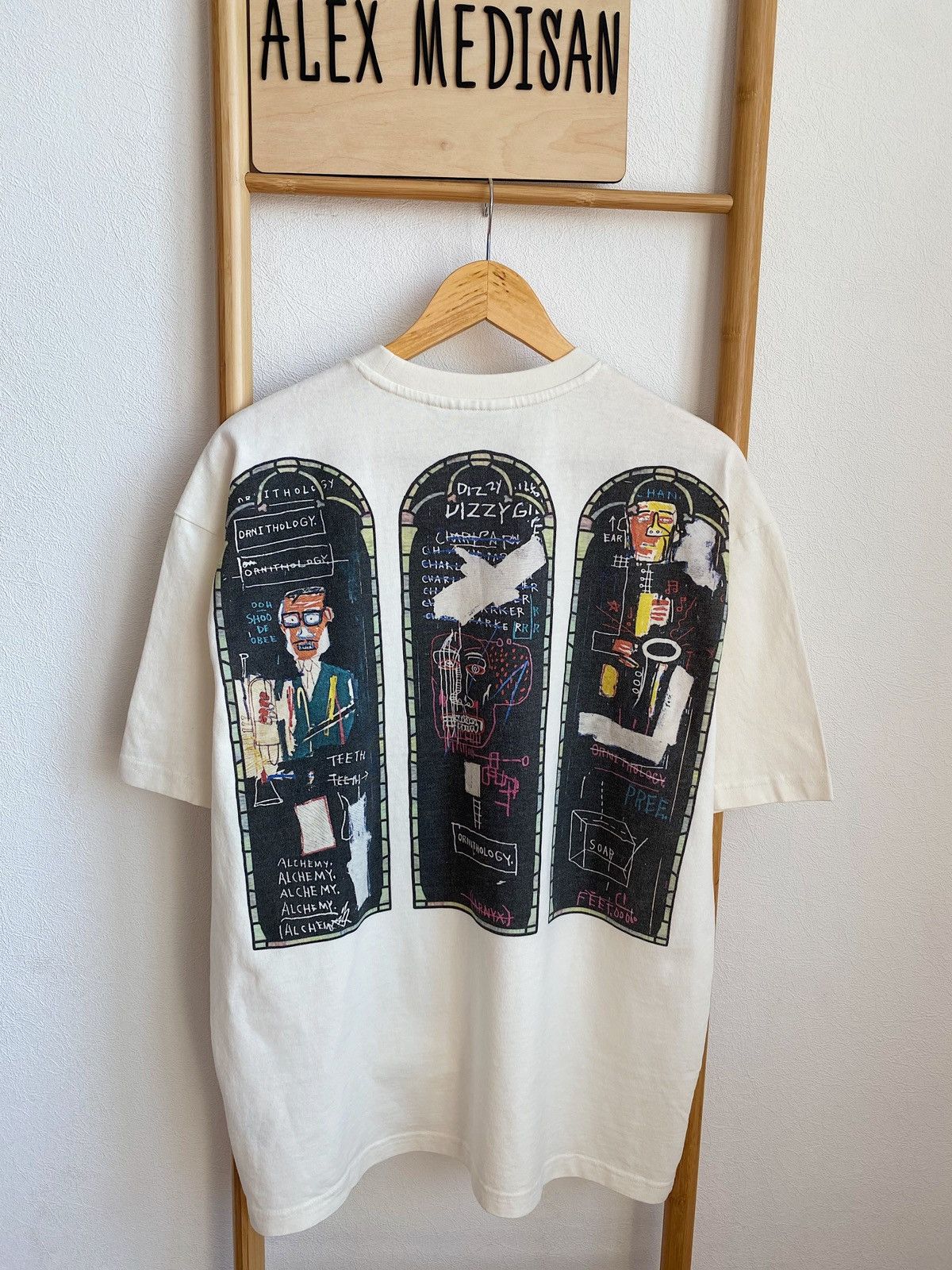 H&M × Jean-Michel Basquiat × Who Decides War WHO DECIDES WAR x BASQUIAT x H&M RELAXED FIT COTTON T-SHIRT Size US M / EU 48-50 / 2 - 3 Thumbnail