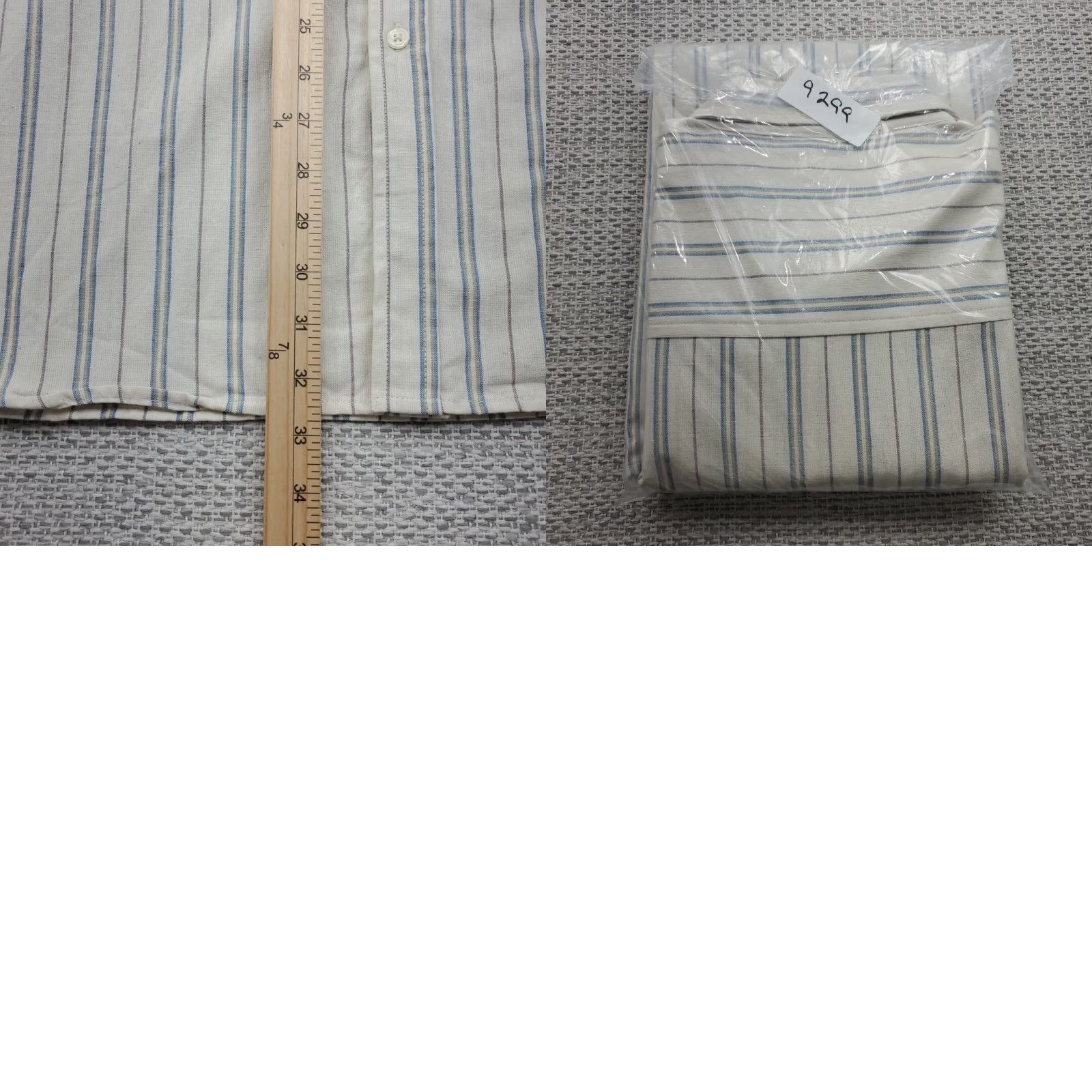 Vintage Robert Stock Button-Up Shirt Mens L Stripes Short Sleeve Pocket 100% Cotton Dad vintage: No Size US L / EU 52-54 / 3 - 9 Thumbnail