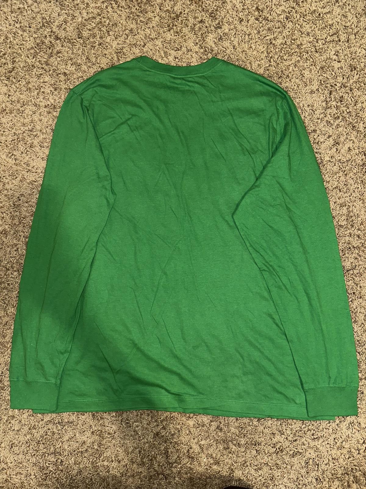 Nike Nike Men's College Norfolk State 365 Long-Sleeve Green T-Shirt Size US XXL / EU 58 / 5 - 2 Thumbnail