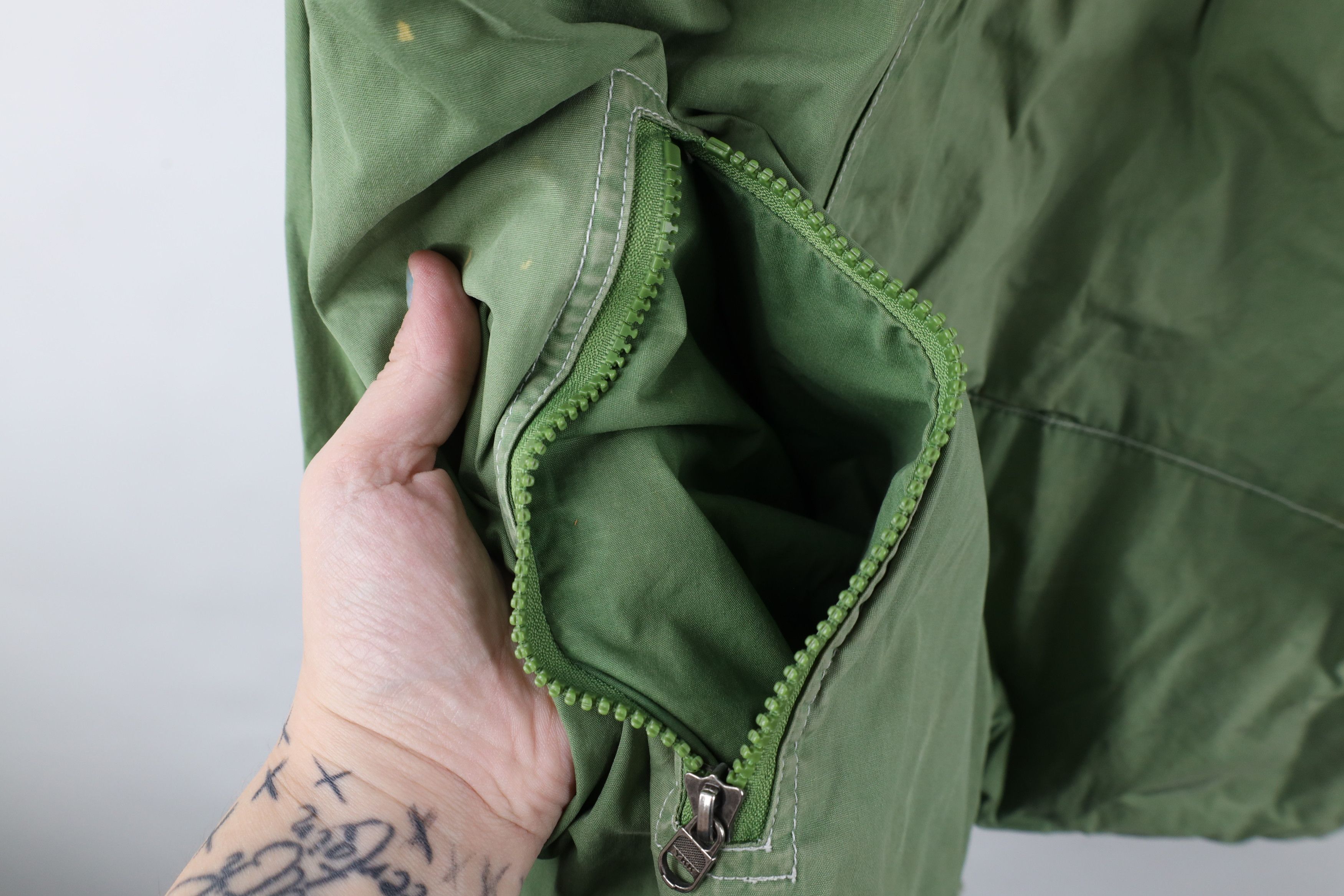 Gap × Vintage Vintage 90s Gap Hooded Pullover Anorak Jacket Green Size US XL / EU 56 / 4 - 7 Thumbnail