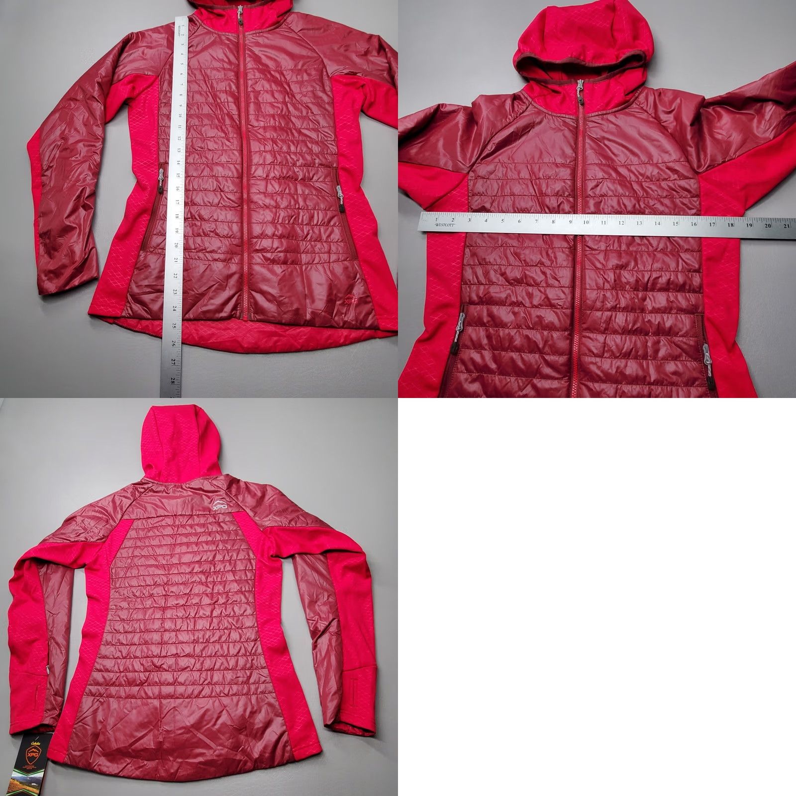 Vintage Cabela's Women's XPG PrimaLoft Nylon Red Puffer Packable Repel Jacket S Womens Jacket Packable, Nylon Red, XPG, Travel, Casual, Workwear, Outdoors Size S / US 4 / IT 40 - 8 Thumbnail