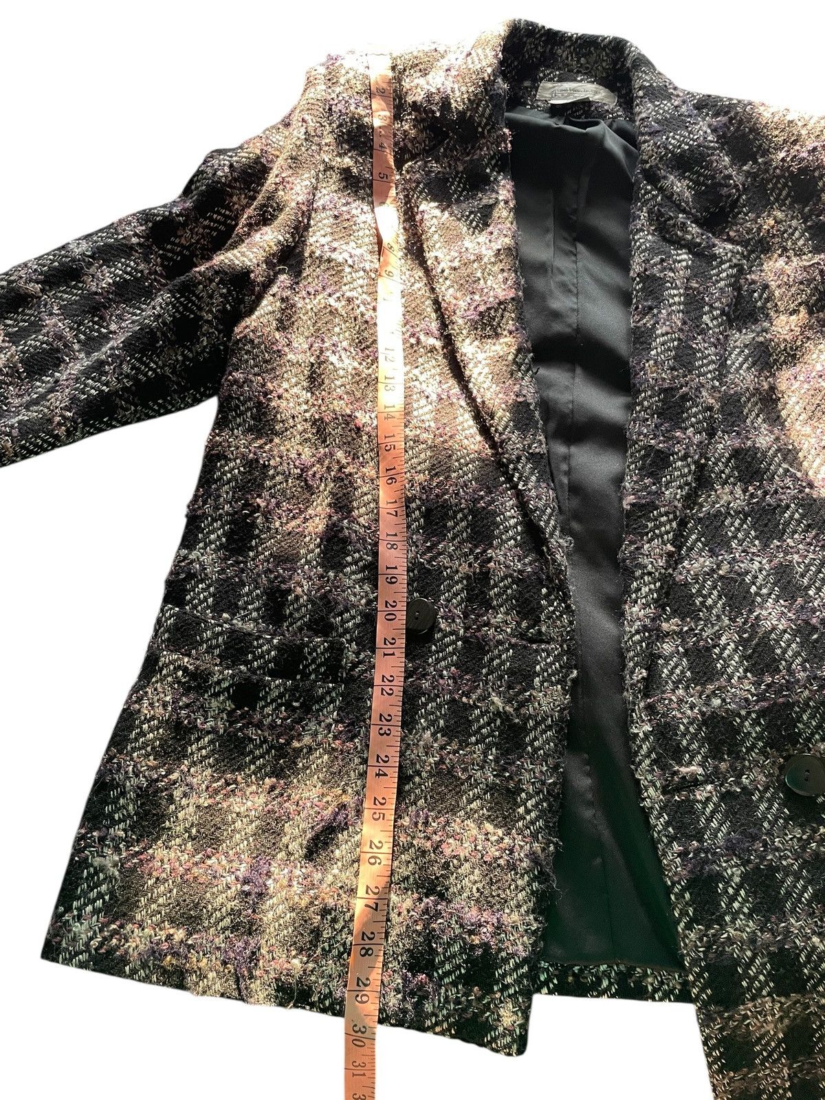 Vintage 90s boucle’ windowpane pattern Gloria Vanderbilt blazer 14 Size XL / US 12-14 / IT 48-50 - 10 Thumbnail