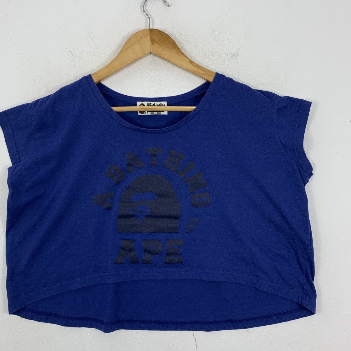 Bape BAPE A Bathing Ape Crop Top Cropped Japanese Brand Tshirt Size L / US 10 / IT 46 - 3 Thumbnail