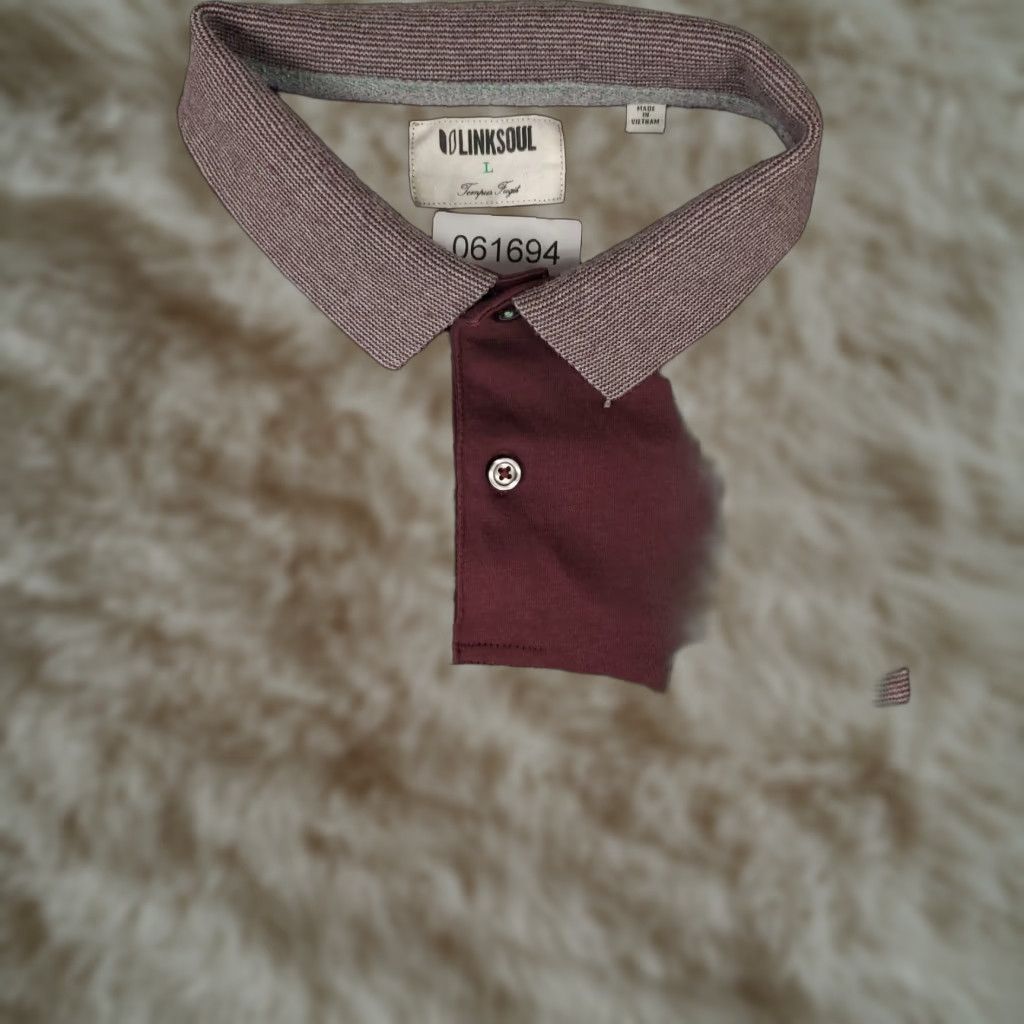 Vintage VINTAGE Linksoul Polo Shirt Mens Size XL Burgundy Casual Golf Short Sleeve Adult Size US XL / EU 56 / 4 - 1 Thumbnail