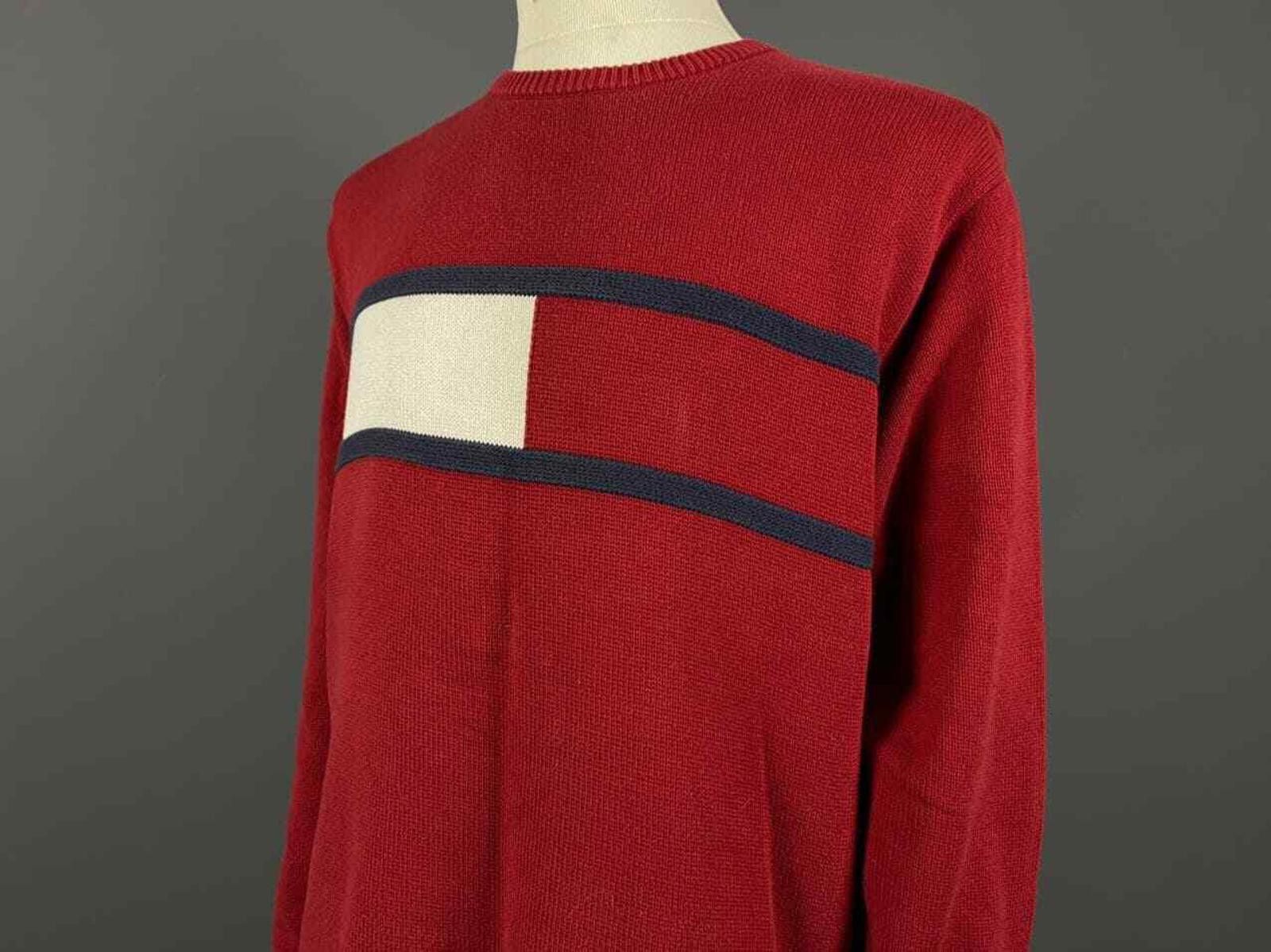 Tommy Hilfiger Vintage Tommy Hilfiger Jeans Crew Neck Sweater Size L Size US L / EU 52-54 / 3 - 4 Thumbnail