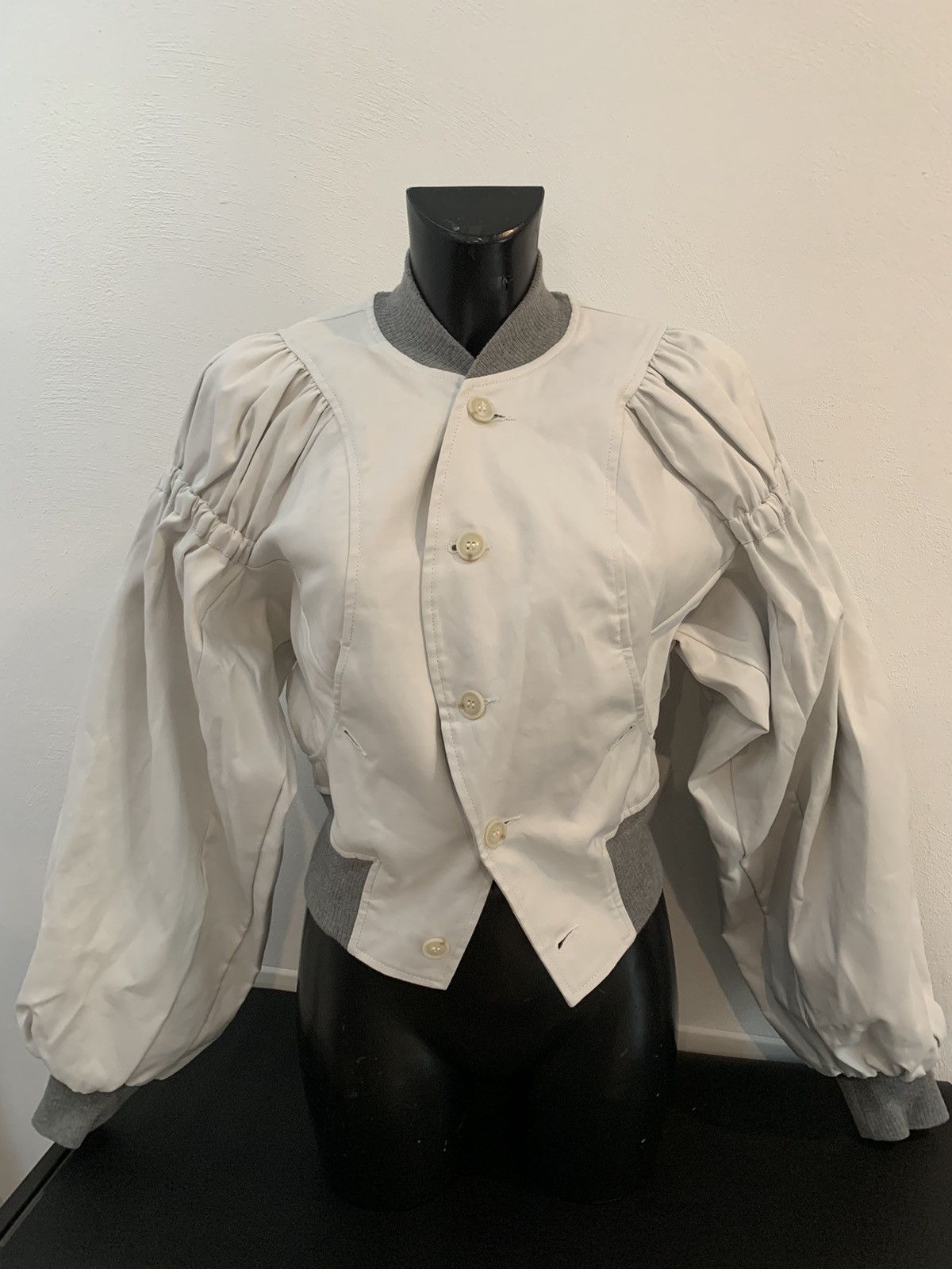 image of Vivienne Westwood Bomber Jacket in White, Women's (Size XS)