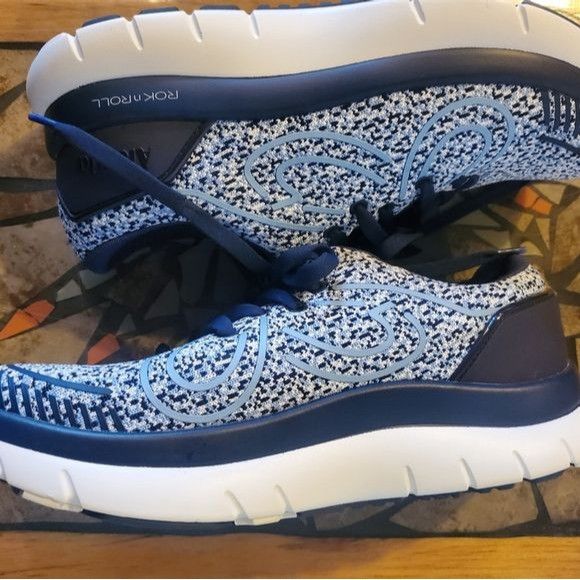 Designer Alegria Rok n Roll Blue Tie Sz. 38 (7.5-8) Sneakers Size US 7.5 / IT 37.5 - 5 Thumbnail