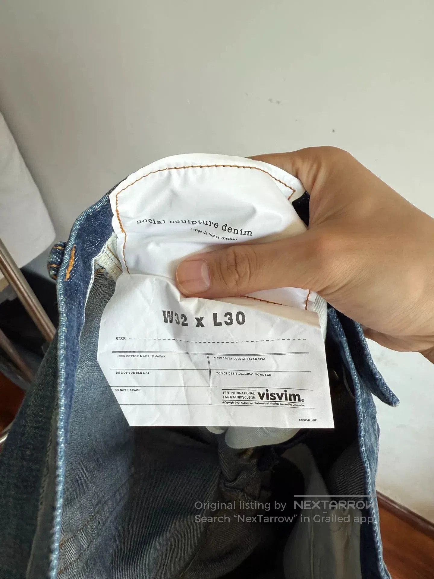 Visvim VISVIM 01.2D12 Denim Jeans Size 32x30. Size US 32 / EU 48 - 7 Thumbnail