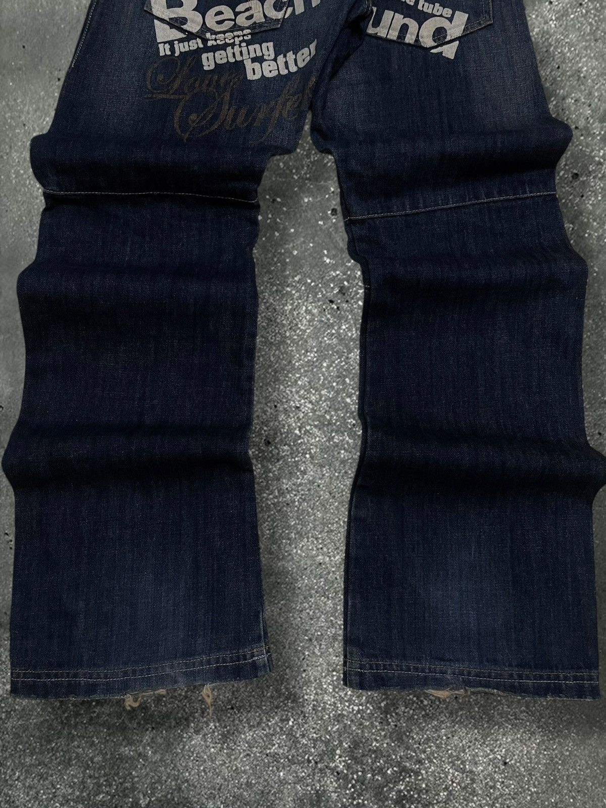 Hysteric Glamour Vintage Japan 90s Beach Sound Nature & Blue Print Denim Size US 30 / EU 46 - 10 Thumbnail
