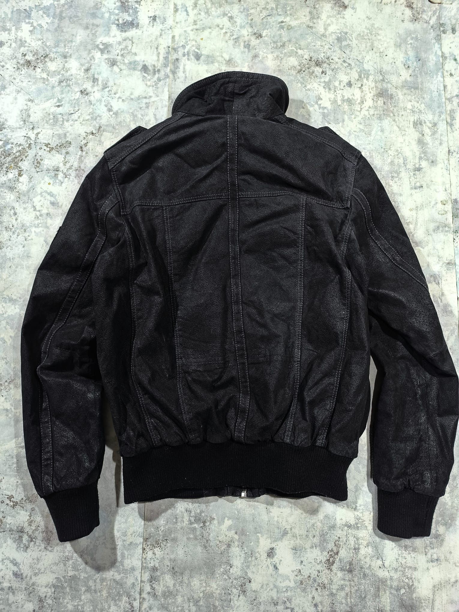 Genuine Leather vtg military bomber leather jacket Size US M / EU 48-50 / 2 - 5 Thumbnail