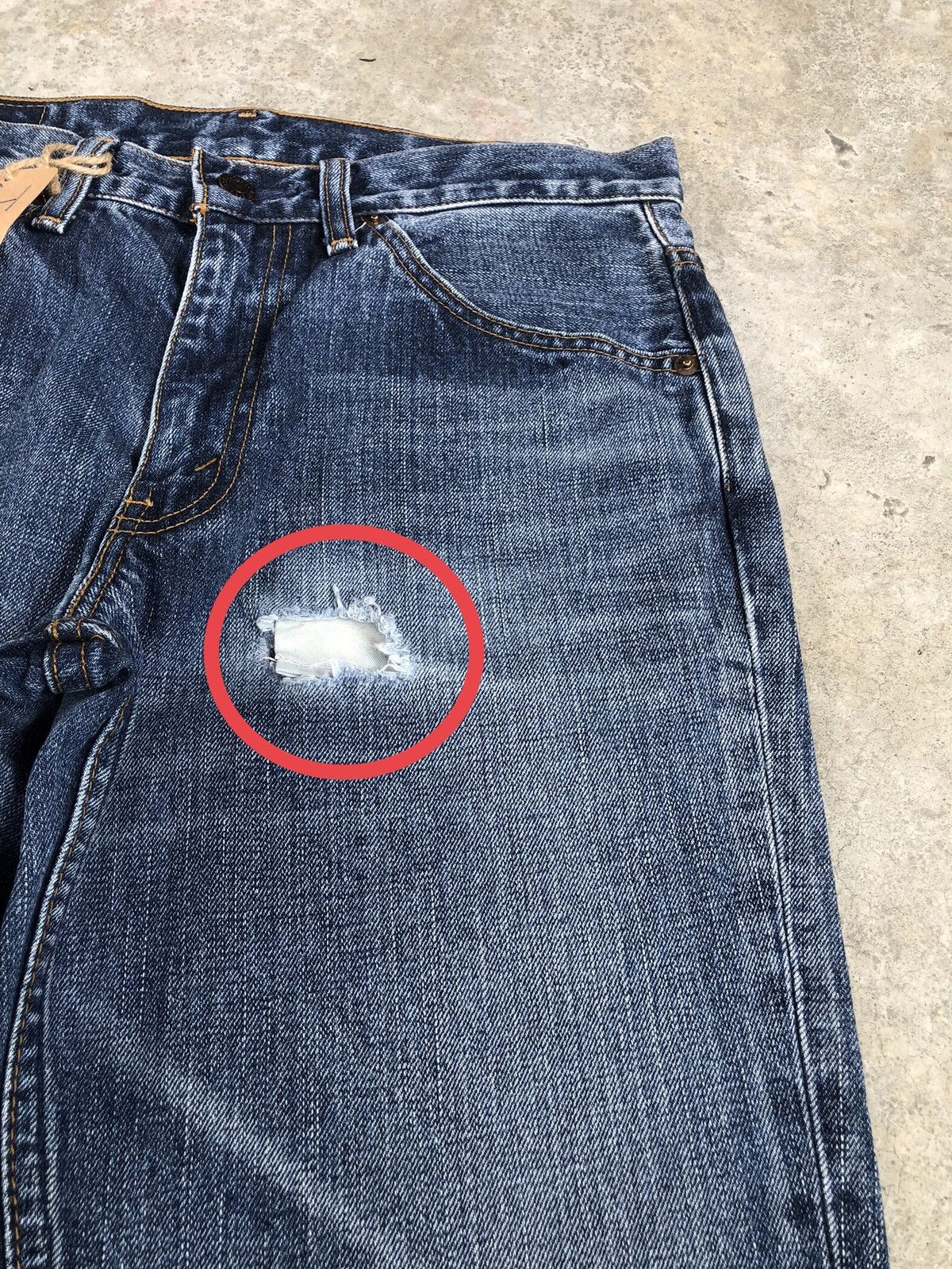 If Six Was Nine Levi’s 517 Flared Jeans Distressed Jeans Size US 30 / EU 46 - 14 Thumbnail