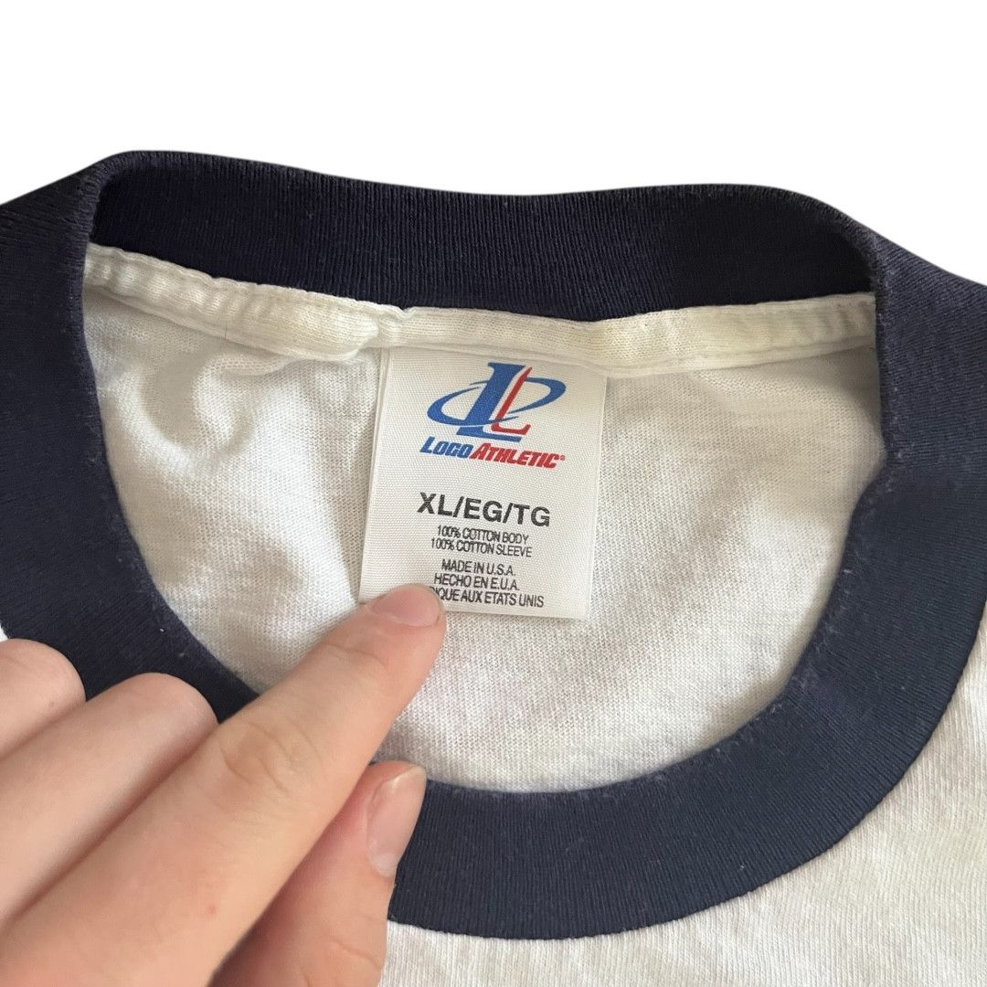 MLB × Vintage VINTAGE Atlanta Braves MLB Ringer T Shirt Size US XL / EU 56 / 4 - 2 Thumbnail