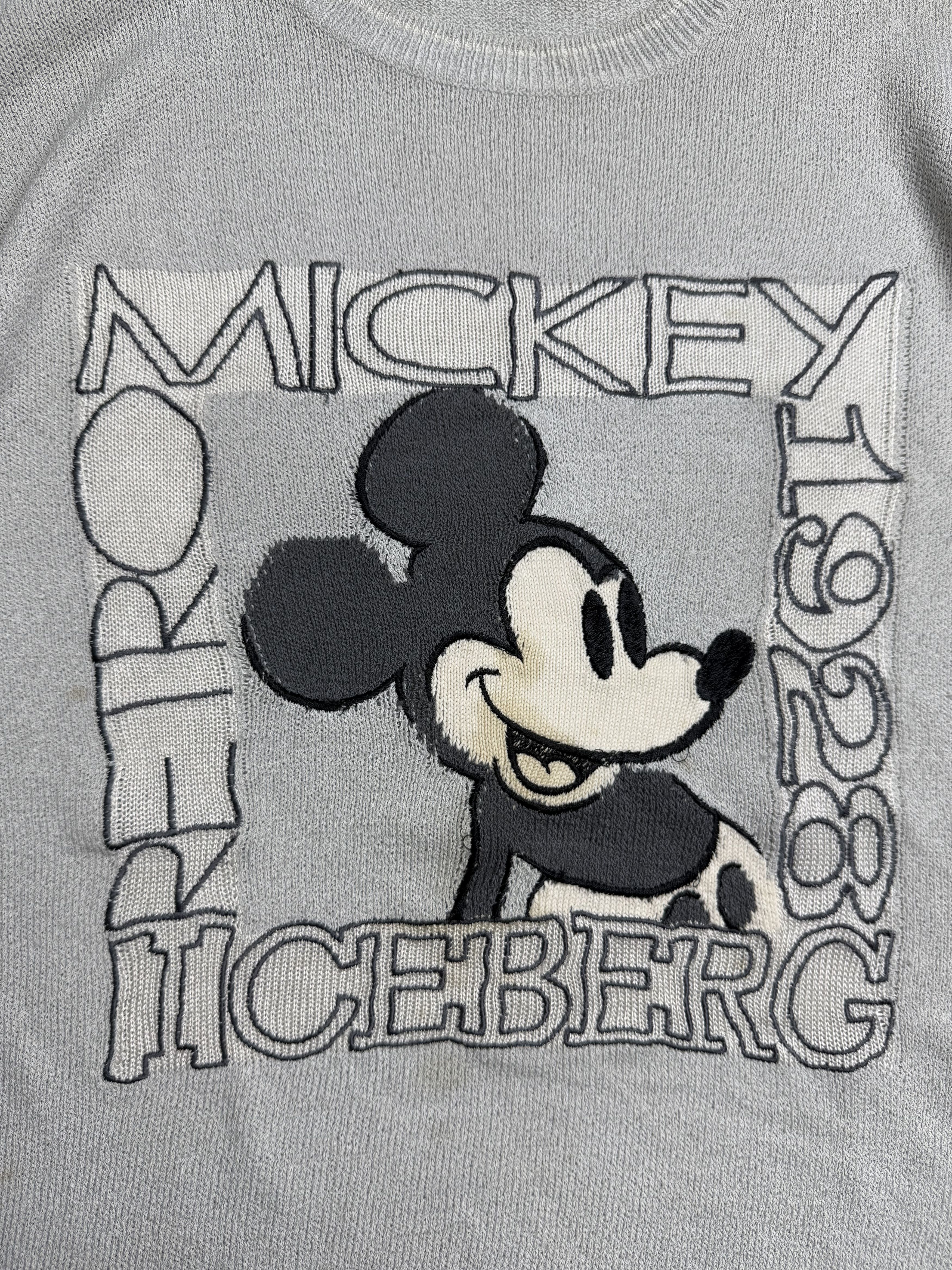 Iceberg Vintage Iceberg x Mickey Mouse Disney Knit Sweater Size US M / EU 48-50 / 2 - 2 Thumbnail
