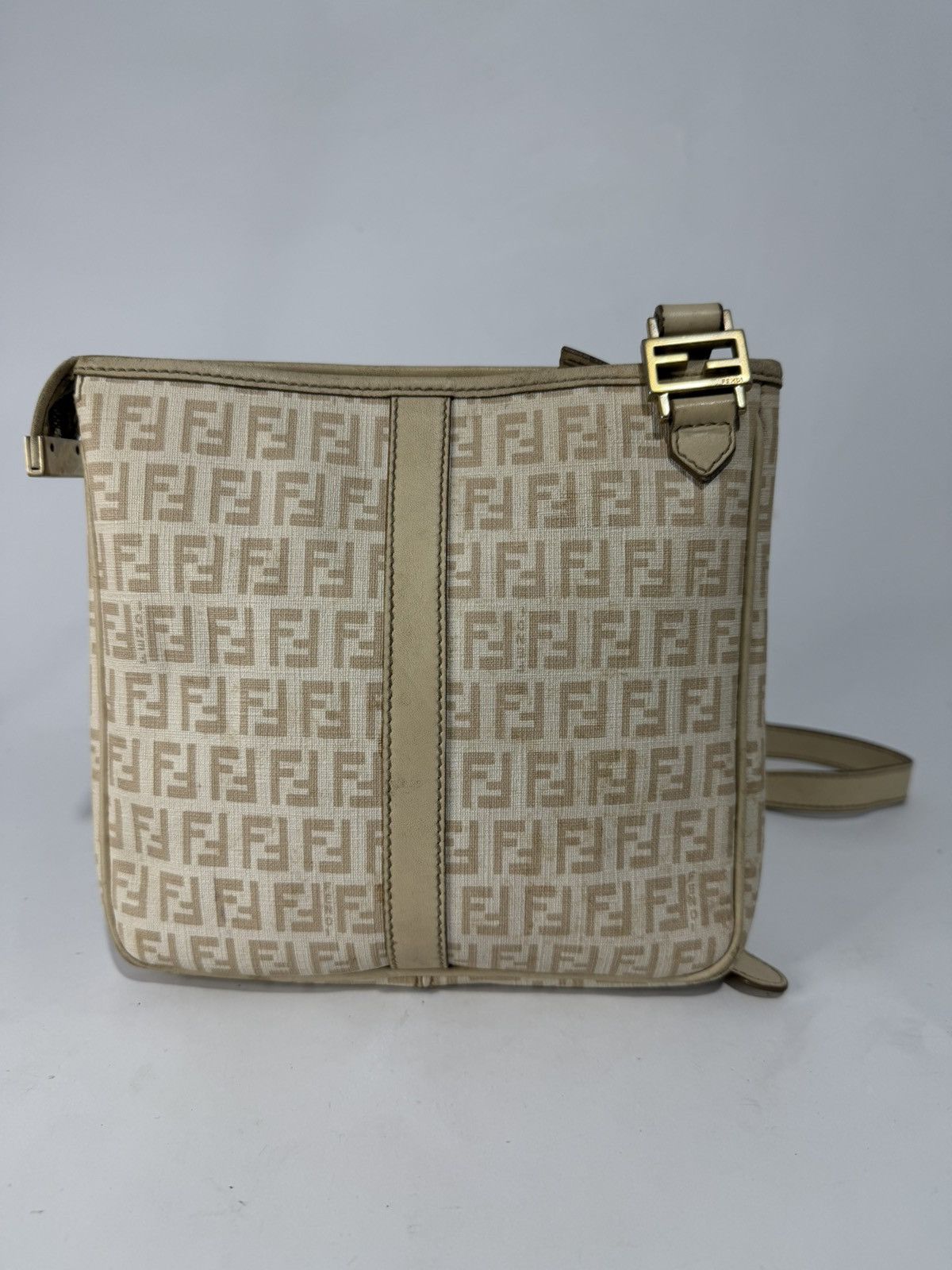 Fendi FENDI PRE-OWNED 2000-2010 Zucchino Canvas crossbody bag Size ONE SIZE - 1 Thumbnail