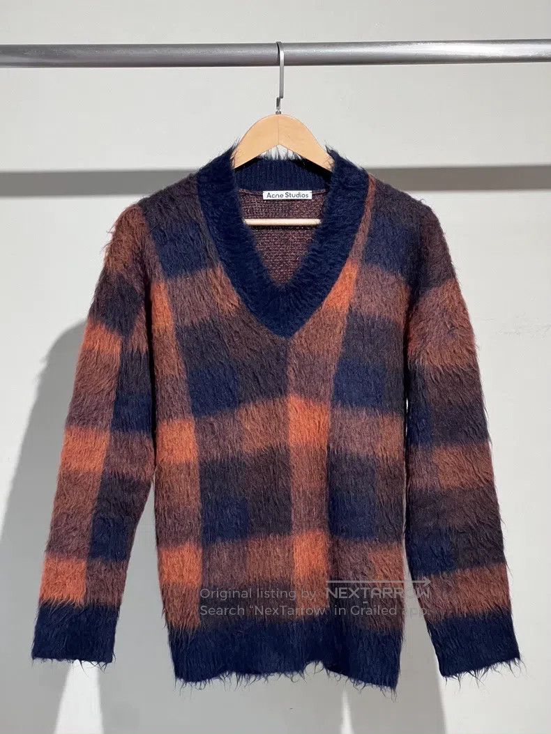 Acne Studios Acne Studios Orange and Yellow Colorblock Hooded Sweater J Size US XXS / EU 40 - 3 Thumbnail