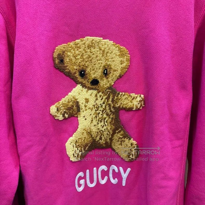 Gucci Gucci Little Bear makes old sweatshirts Size M / US 6-8 / IT 42-44 - 3 Thumbnail