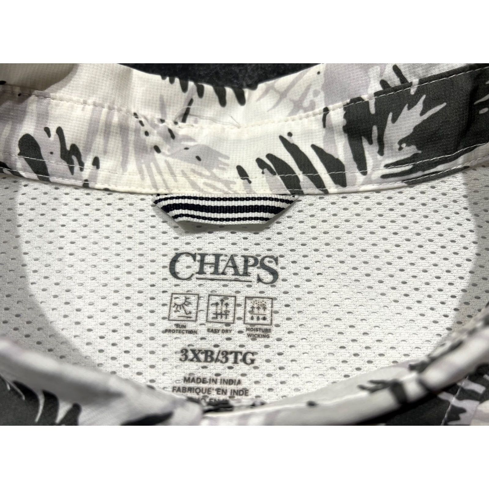Chaps Chaps Hawaiian Shirt 3XB Short Sleeve Floral Button-Up White Big & Tall Mens Women? No. Size US XXL / EU 58 / 5 - 6 Thumbnail