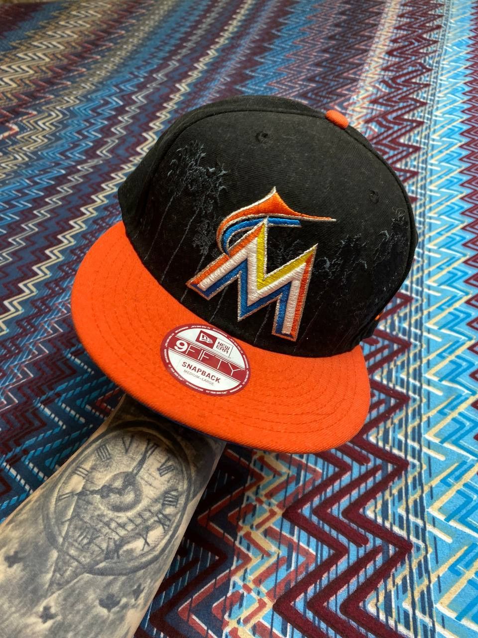 New Era Hats New Era Vintage black big logo Cap Y2K streetwear Size ONE SIZE - 4 Thumbnail