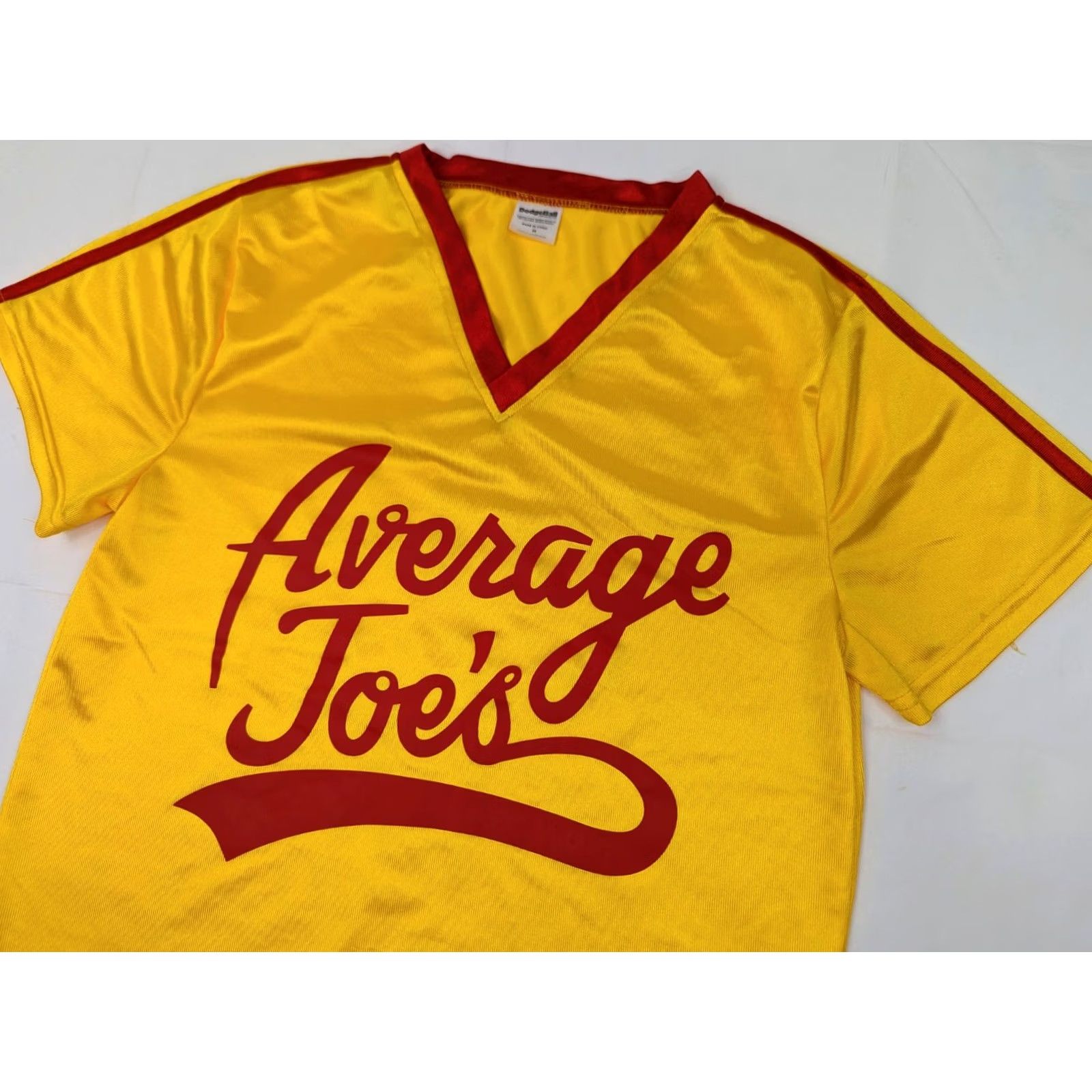 Vince Dodgeball Average Joe’s Jersey Size M Shirt Men Yellow Logo Cosplay Costume T-Shirt - Vintage? No (Regular) Size US M / EU 48-50 / 2 - 2 Thumbnail
