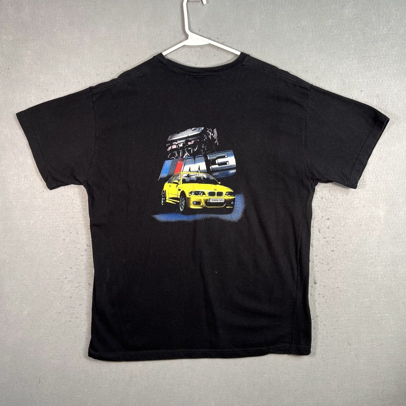 BMW VINTAGE BMW M3 E46 Car Racing Shirt Adult XL Black Mens Size US XL / EU 56 / 4 - 2 Thumbnail
