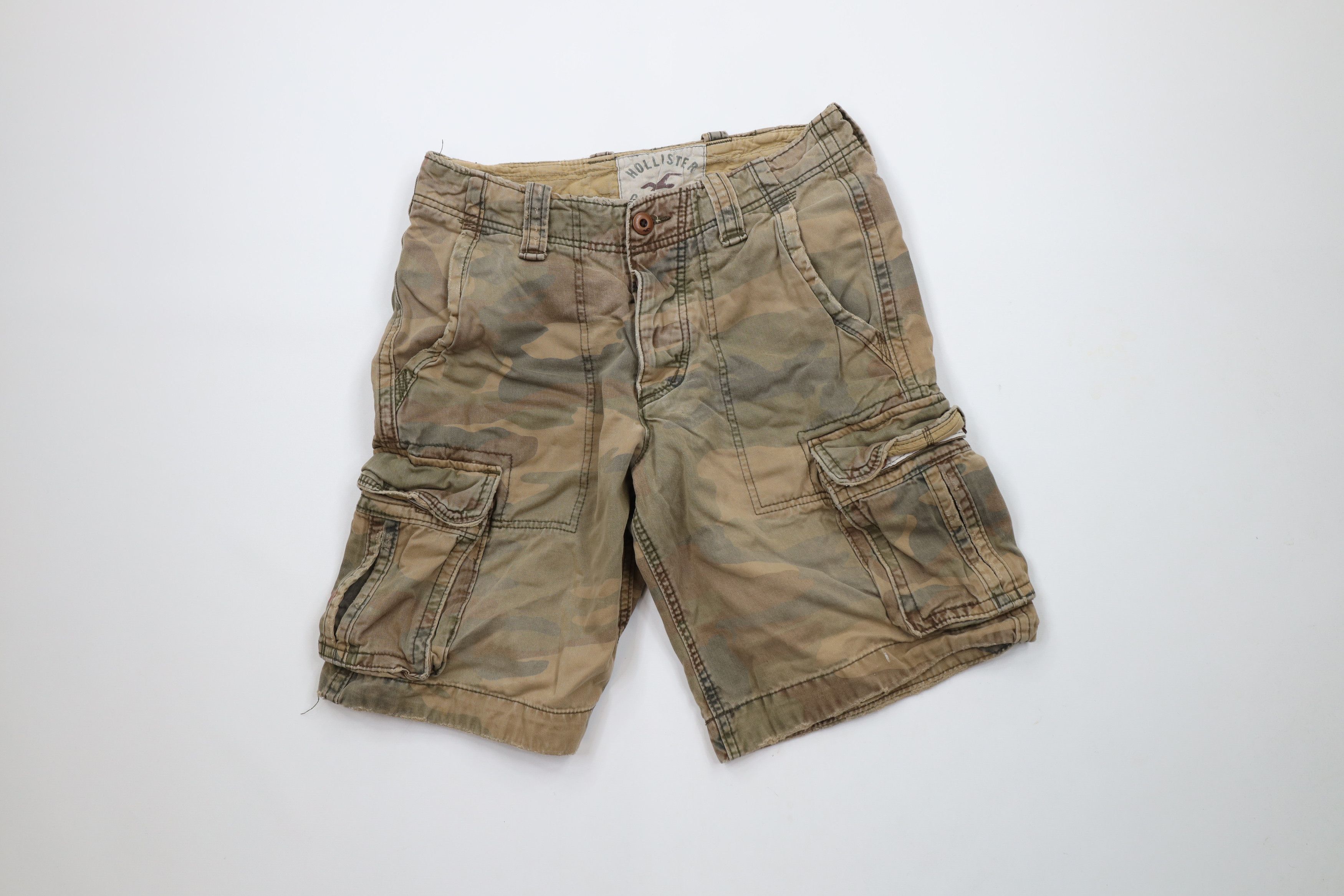 Vintage Hollister Fly Heavyweight Camouflage Cargo Shorts