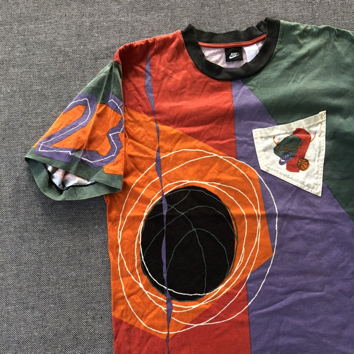 Nike NIKE Micheal Jordan Hoop Heroes Rare Overprint T-Shirt Size US M / EU 48-50 / 2 - 4 Thumbnail