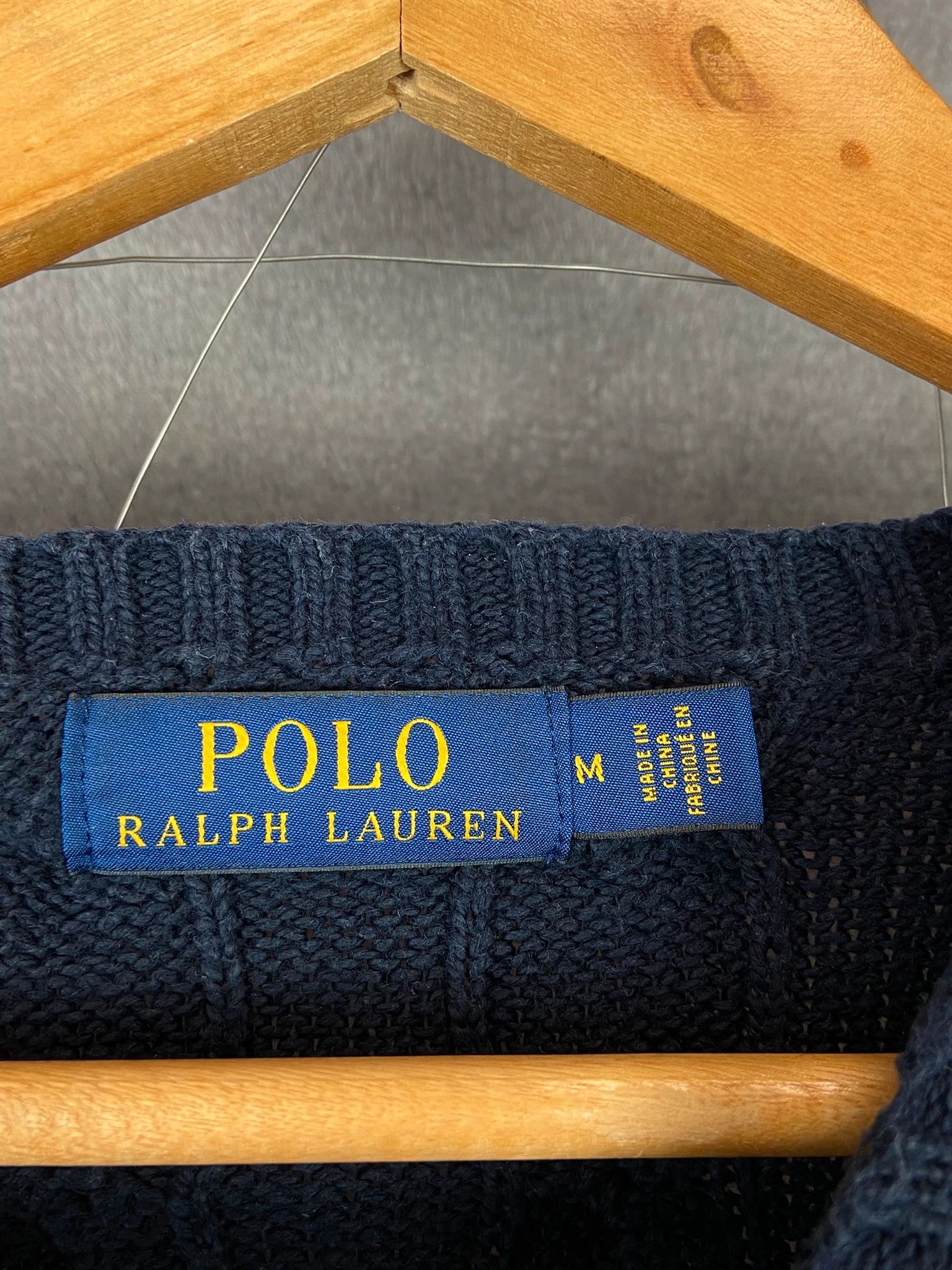 Ralph Lauren Sweater Ralph Lauren navy cable knit classic Size US M / EU 48-50 / 2 - 4 Thumbnail